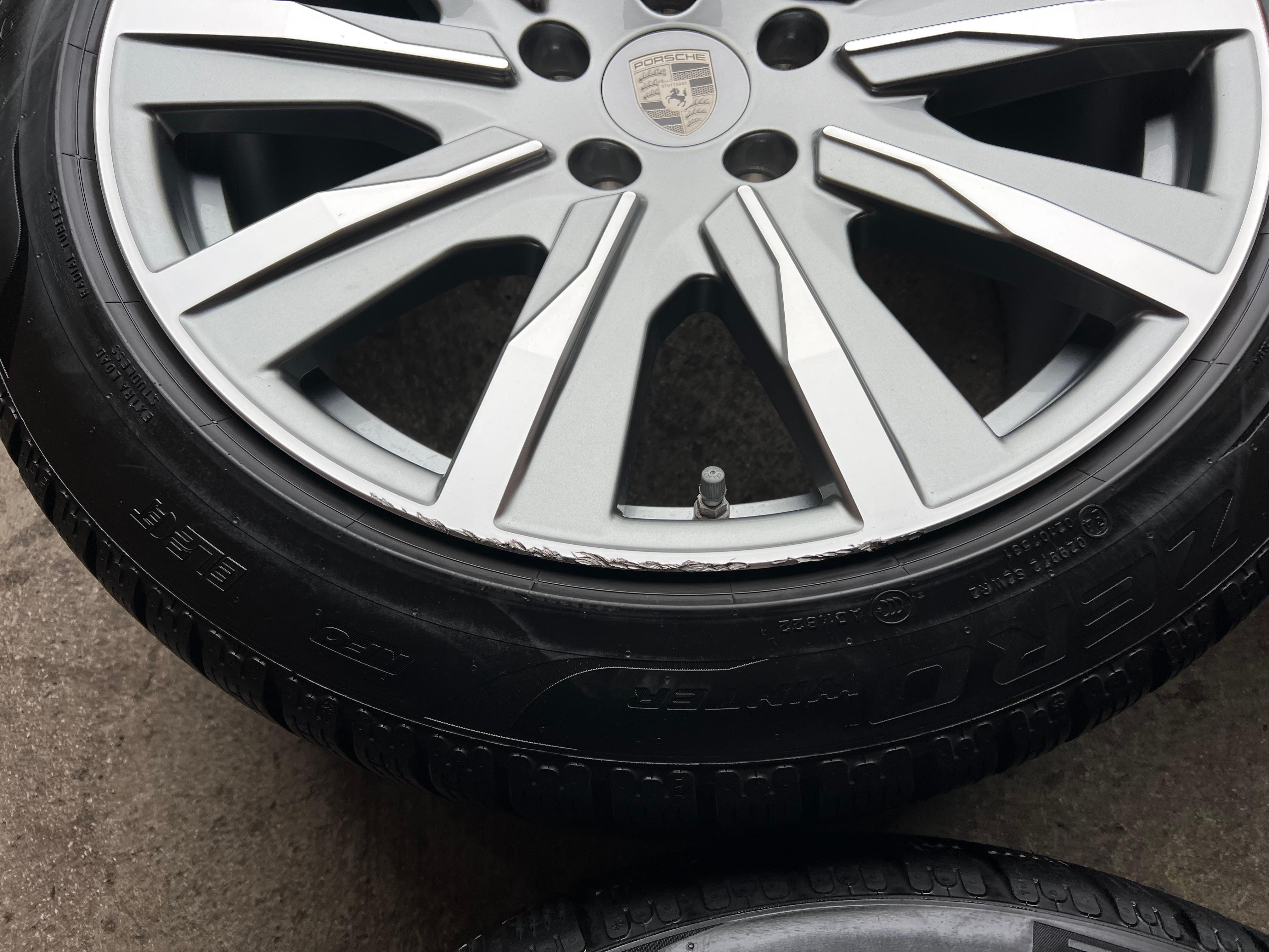 4 RUEDAS DE INVIERNO DE ALEACIÓN ORIGINALES DE 20" PARA PORSCHE TAYCAN TEQUIPMENT RDKS, ENVÍO GRATUITO