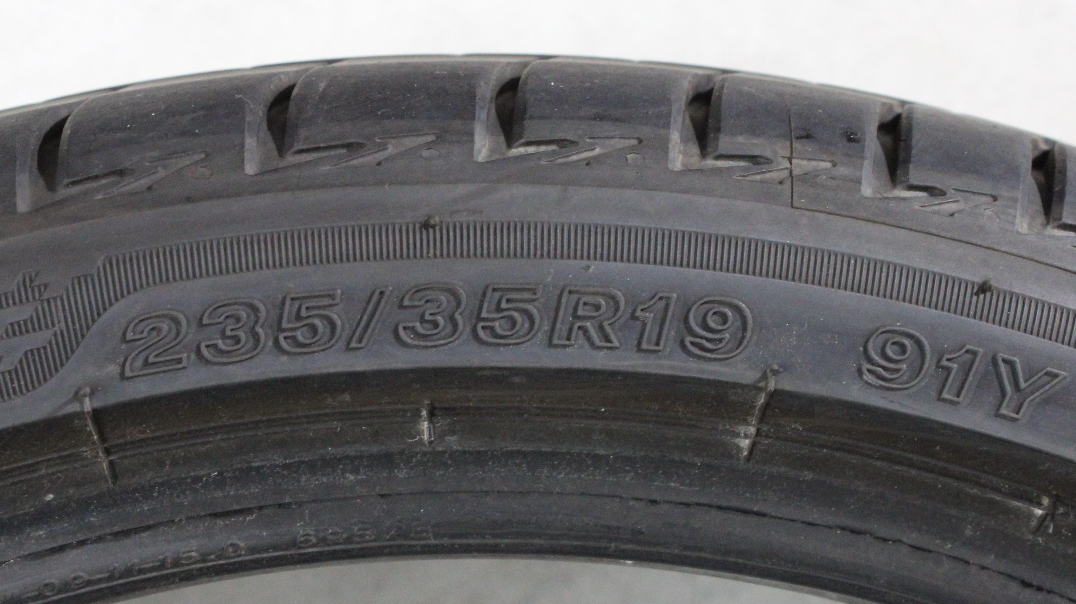 1 pneu d'été Bridgestone Turanza T005 AO 235/35R19 91Y, usure 6-6,5 mm, 2023 XL