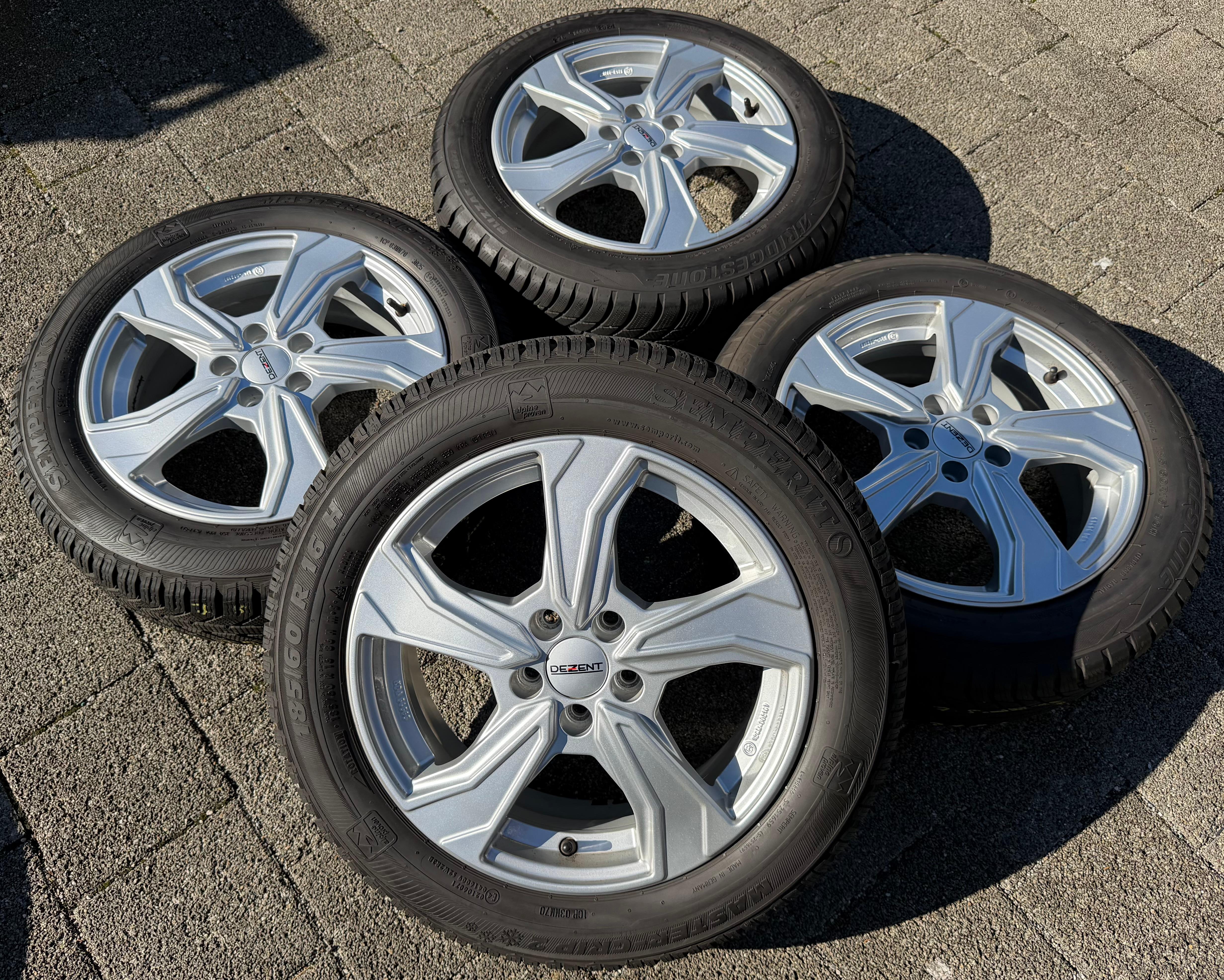 4 Alu Winterräder Seat Arona Ibiza KJ Skoda Fabia PJ VW Polo AW 185/60R16 86H