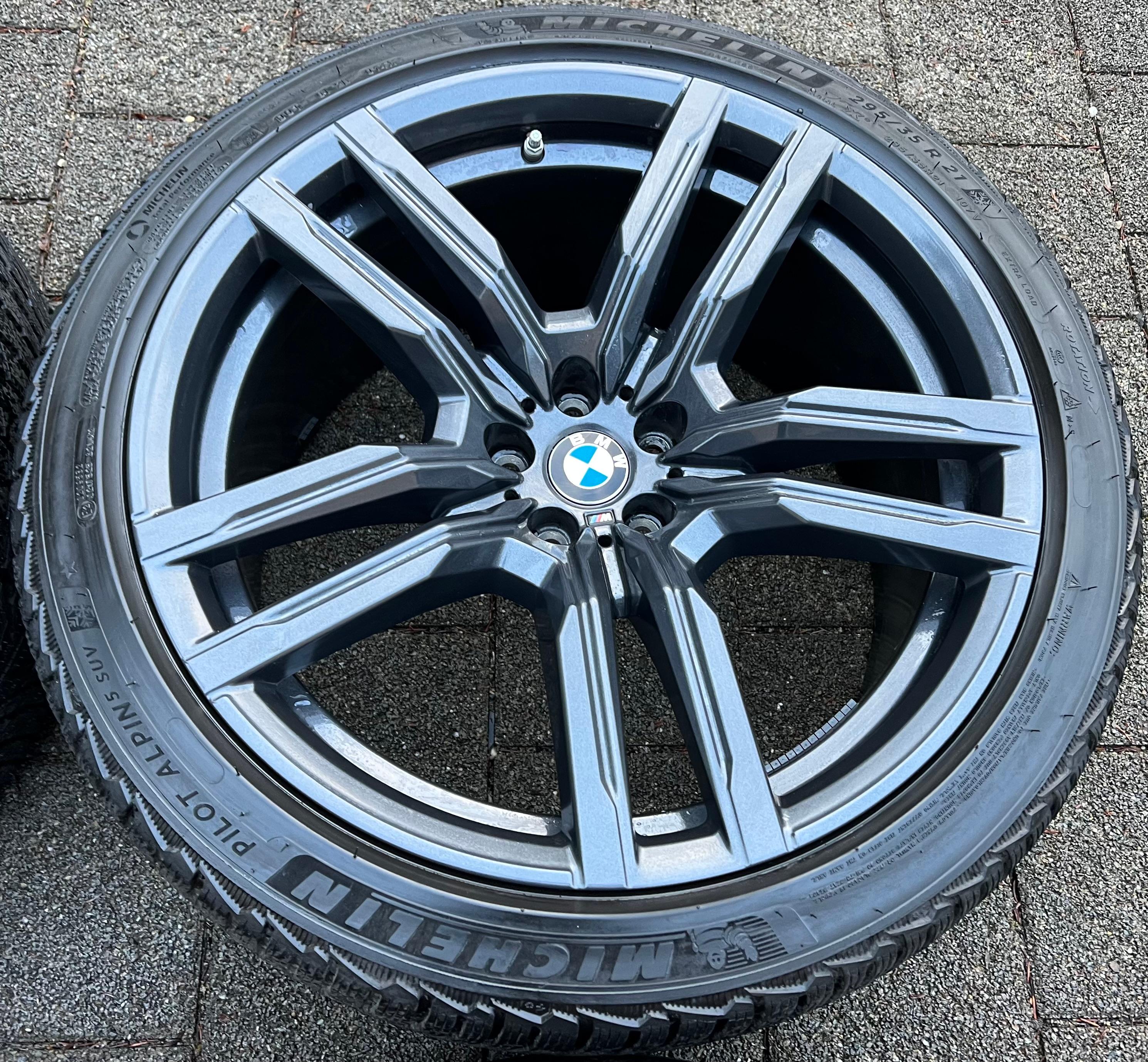 4 ORIGINAL 21" ALU WINTERRÄDER BMW X5M F95 X6M F96 STYLING M808 295/35R21 107V FREIHAUS