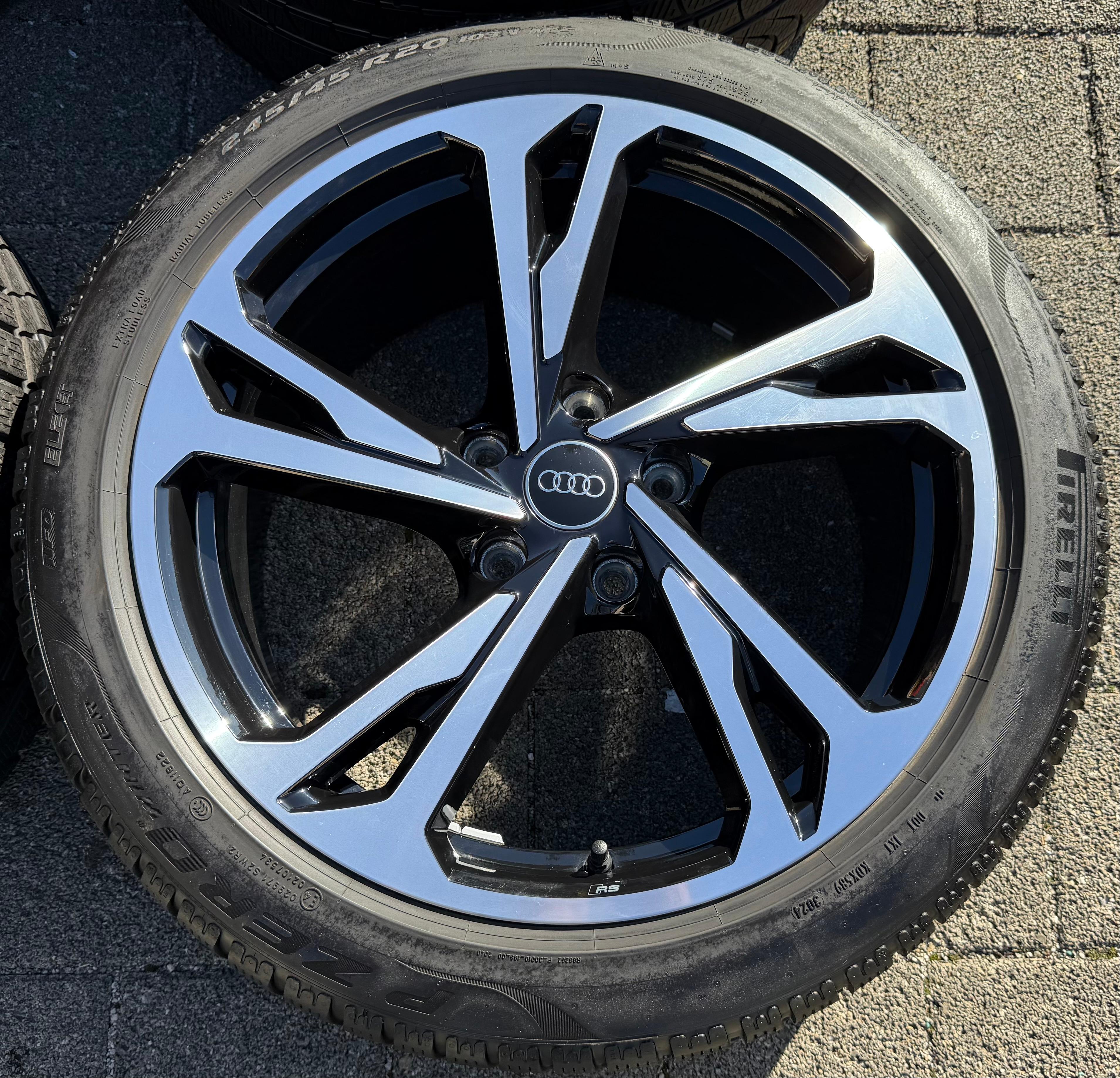 4 ORIGINAL 20" ALU WINTERRÄDER AUDI ETRON E-TRON GT 4J3601025AM 4J3601025AL 2024