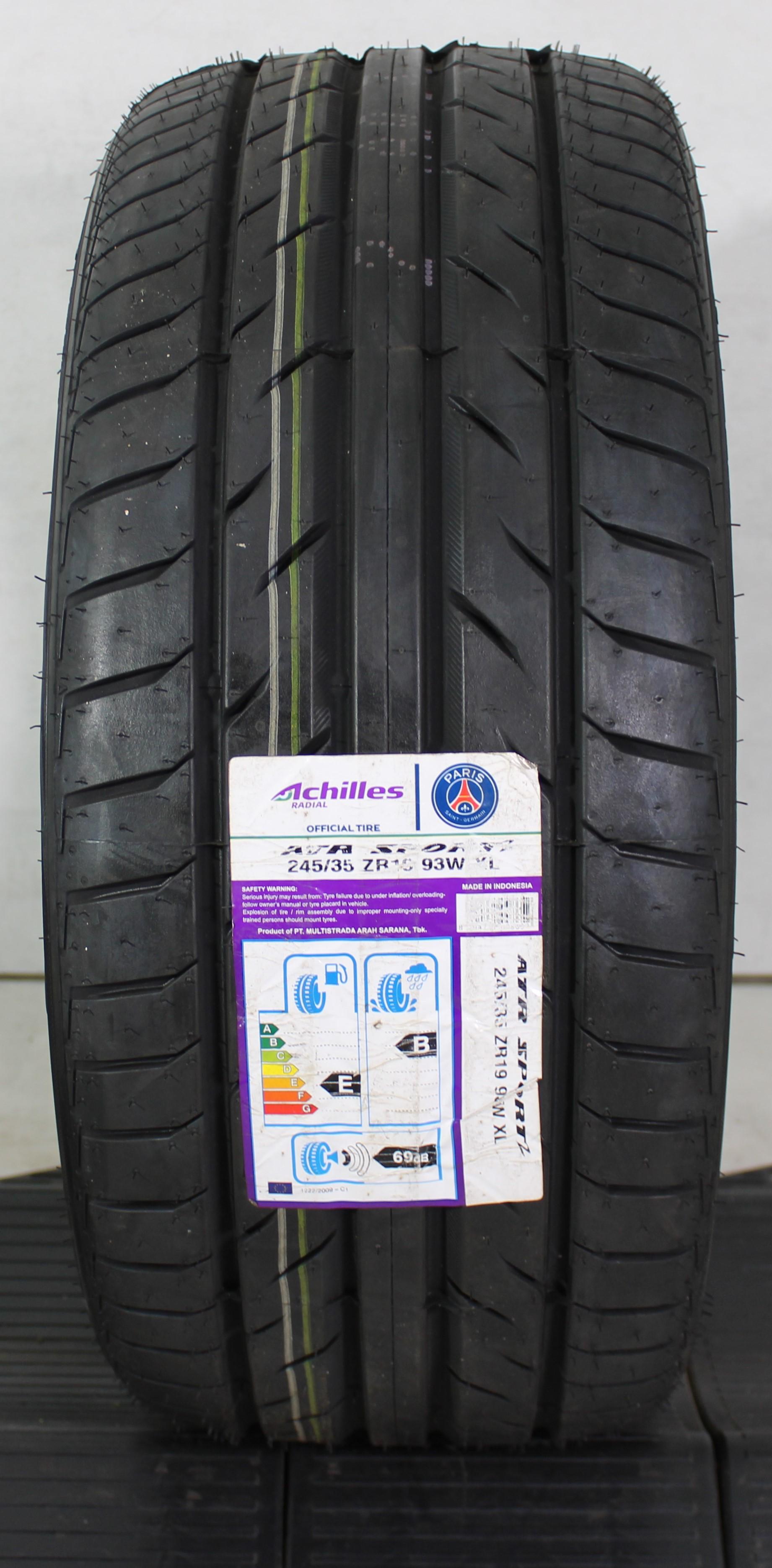 1 x 245/35R19 93W Sommerreifen Achilles ATR Sport 2 2019 NEU Freihaus