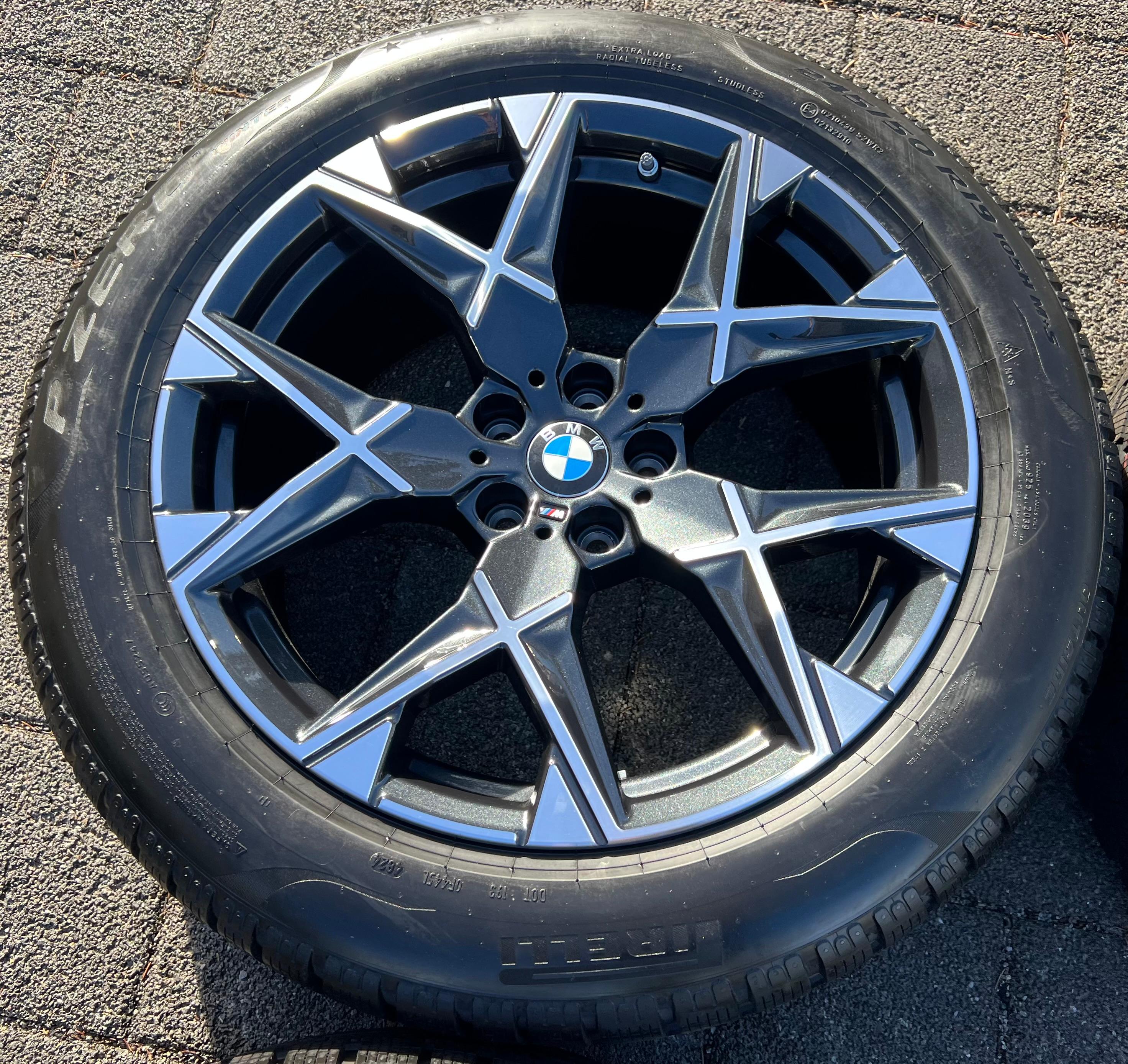 4 ORIGINAL 19" ALU WINTERRÄDER BMW 7ER REIHE G70 X3 G45 STYLING 1035 NEU