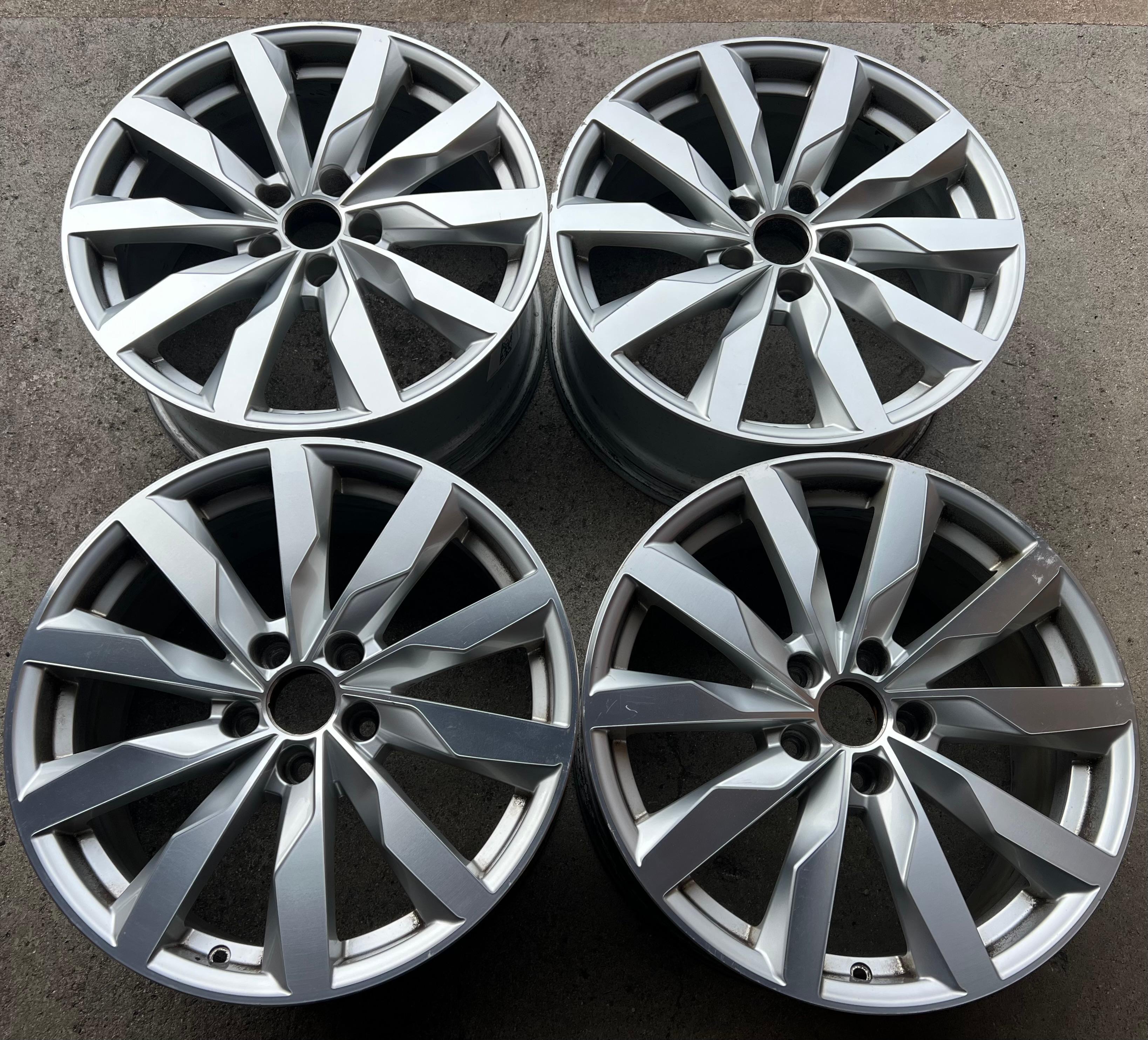 4 ORIGINAL 18" ALUFELGEN FELGEN AUDI A4 8W 8W0601025S 8x18 ET40 NEU FREIHAUS