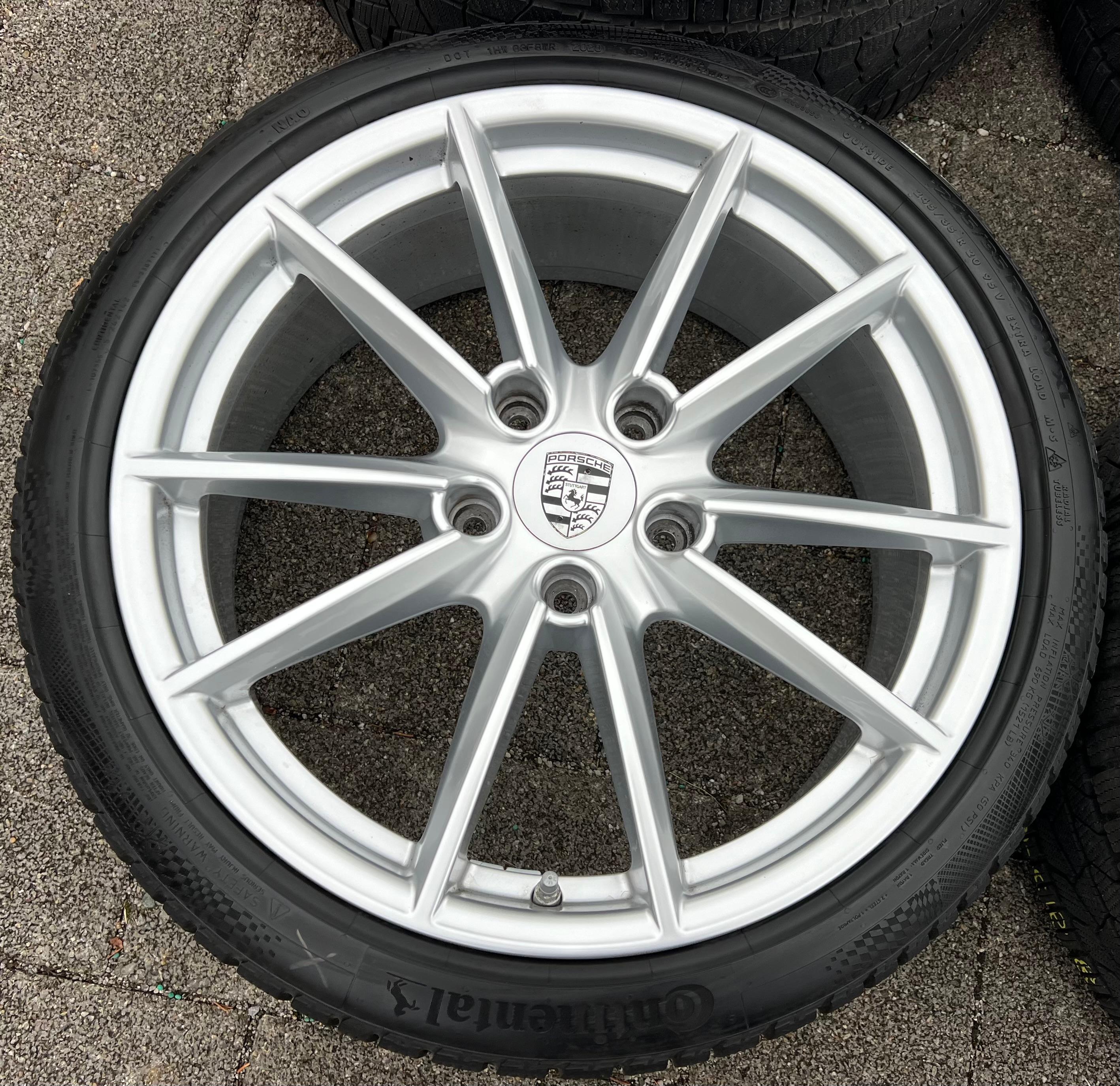 4 ORIGINAL 20" 21" ALU WINTERRÄDER PORSCHE 911 992 992601025C 992601025D RDKS