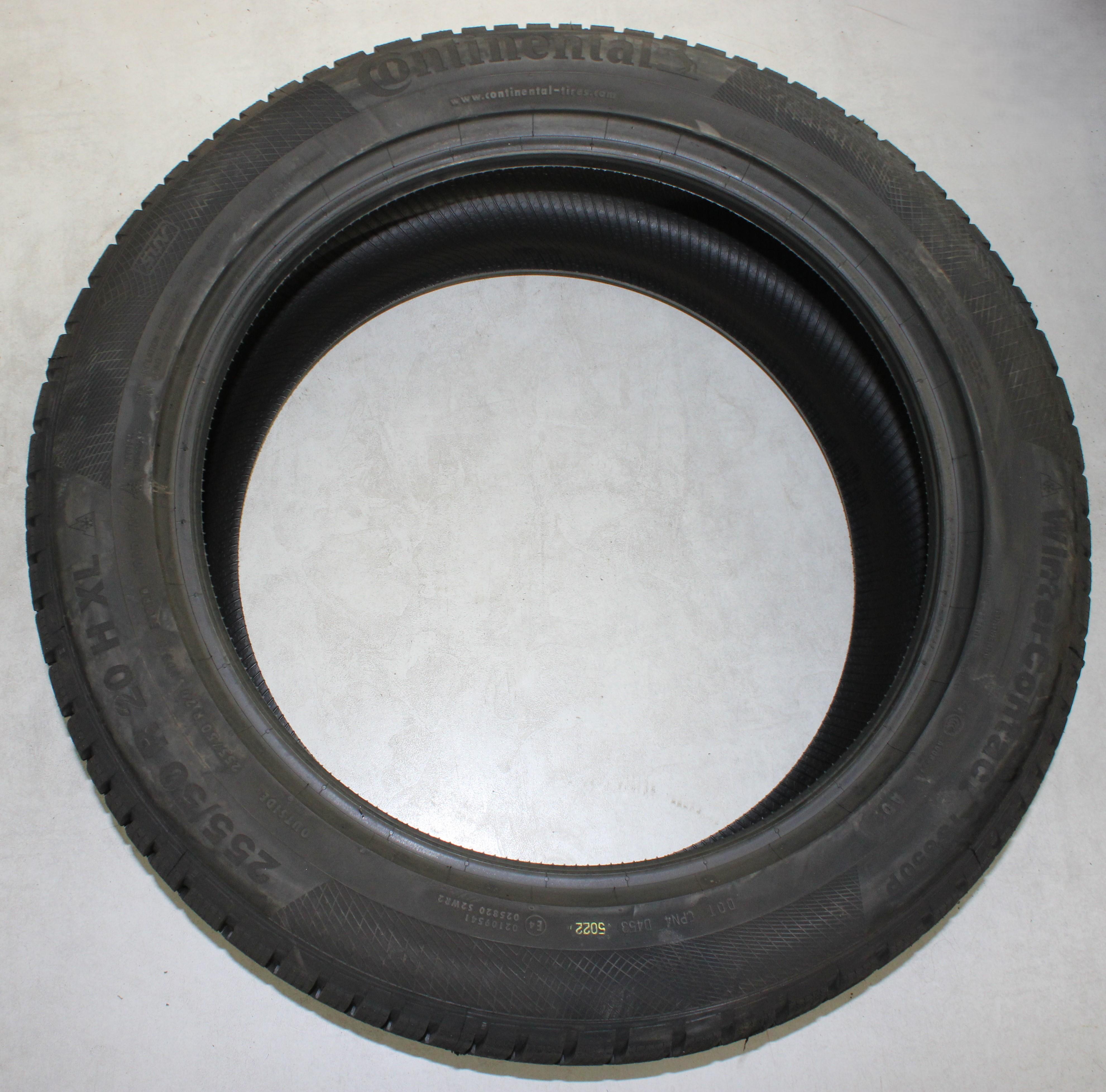 4 x 255/50R20 109H Winterreifen Continental Winter Contact TS850P AO NEU 2022