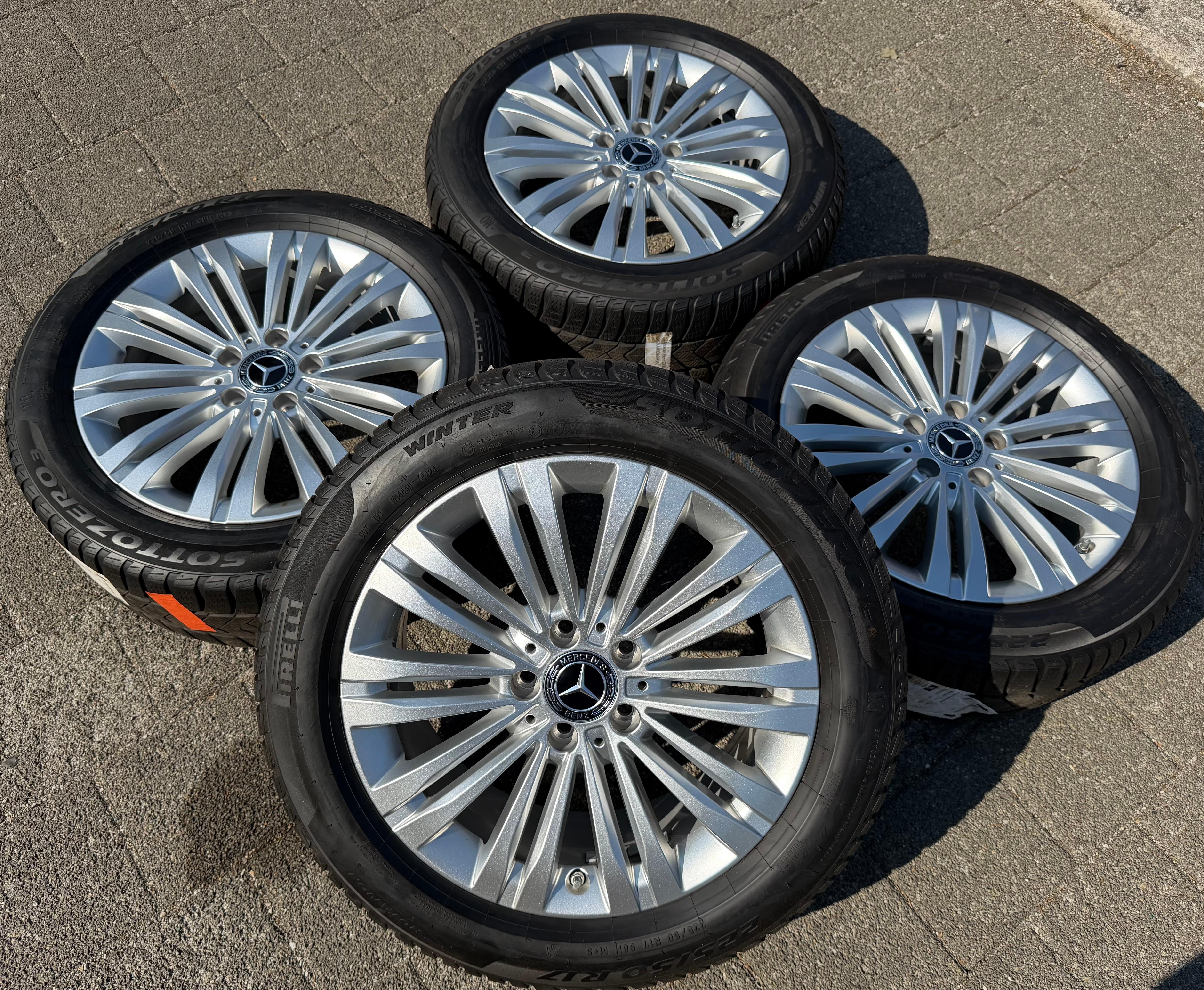 4 ORIGINAL 17" ALUFELGEN FELGEN MERCEDES C-KLASSE W206 W206K A2064014400 RDKS