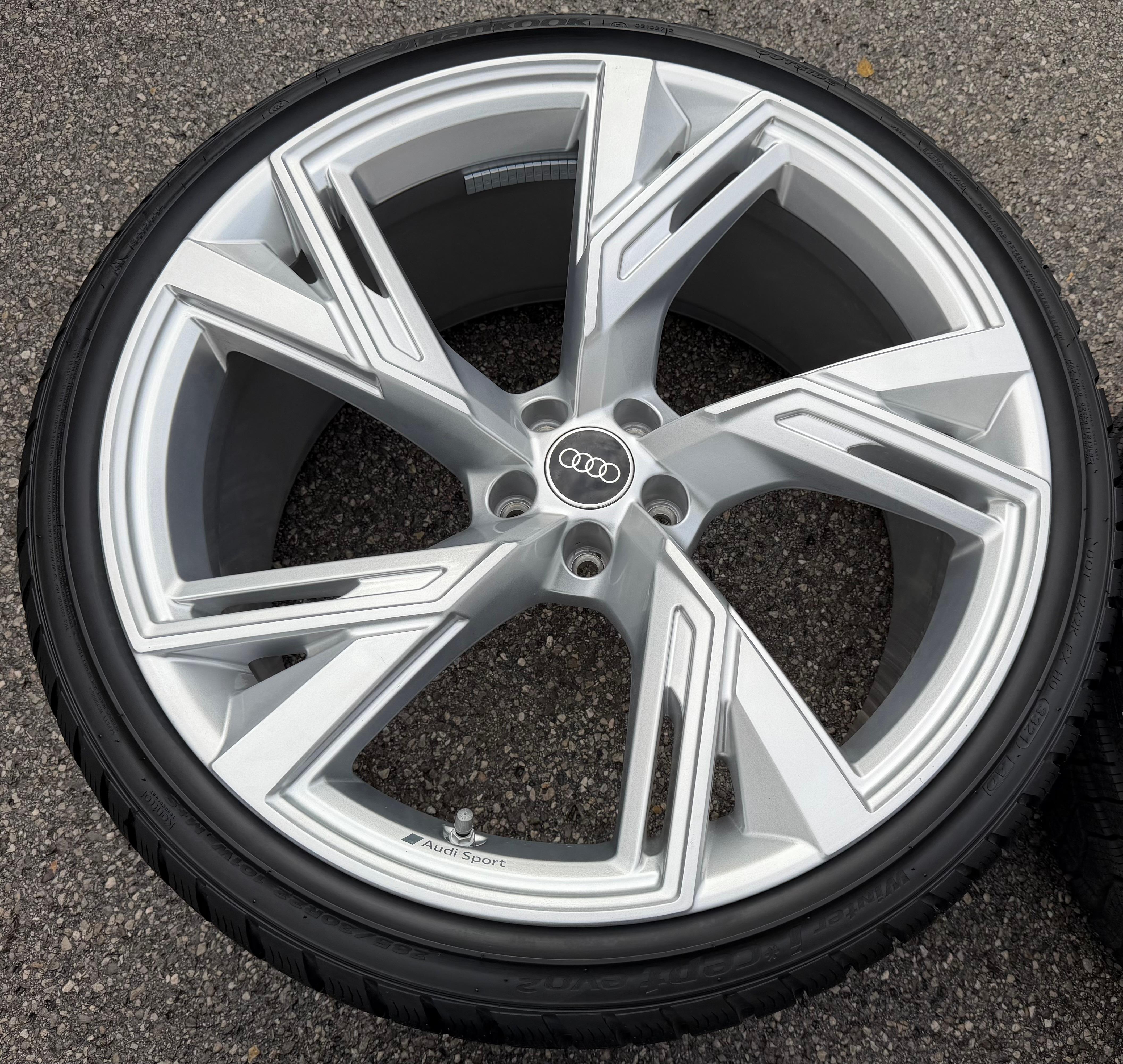 4 ruedas de invierno de aluminio originales de 22" para Audi RS6 4K RS7 4K0601025R 285/30R22 101W HANKOOK