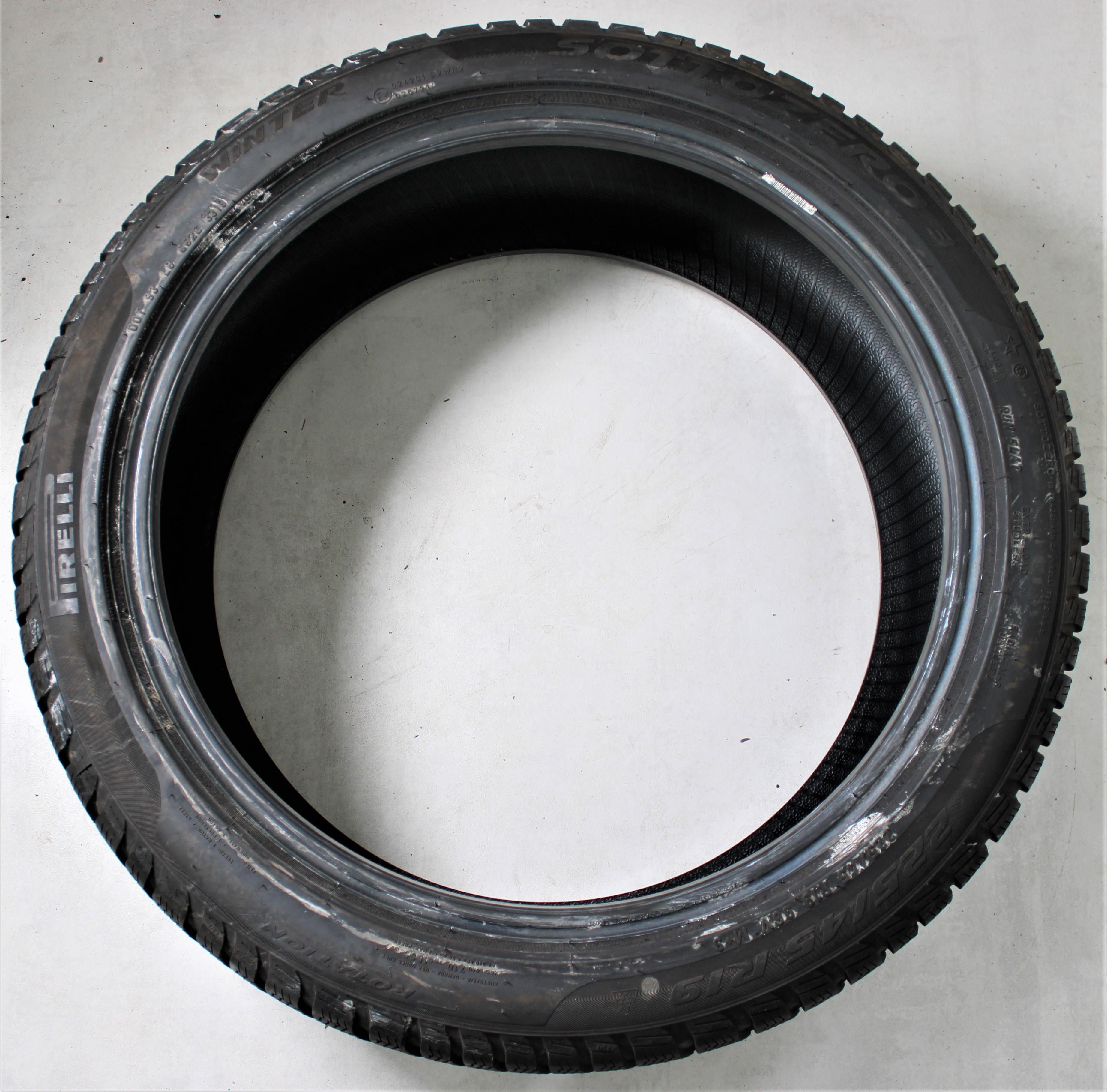 2 x 225/45R19 96V Winterreifen Pirelli Sottozero 3 Runflat 6-6,5mm 2019
