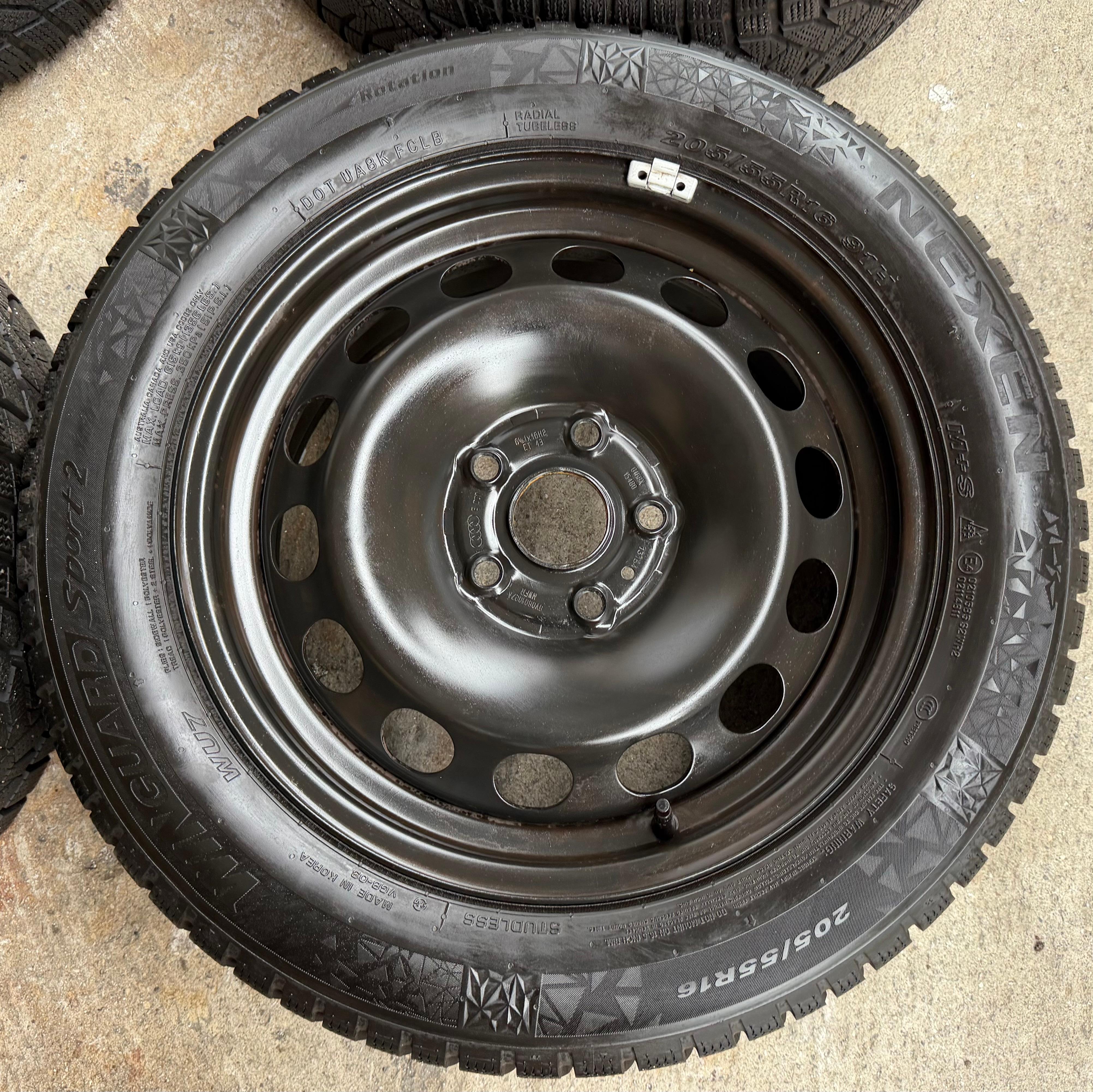 4 Winterräder Audi A3 8V Sportback Cabrio  205/55R16 91H Nexen 8V0601027A 2022