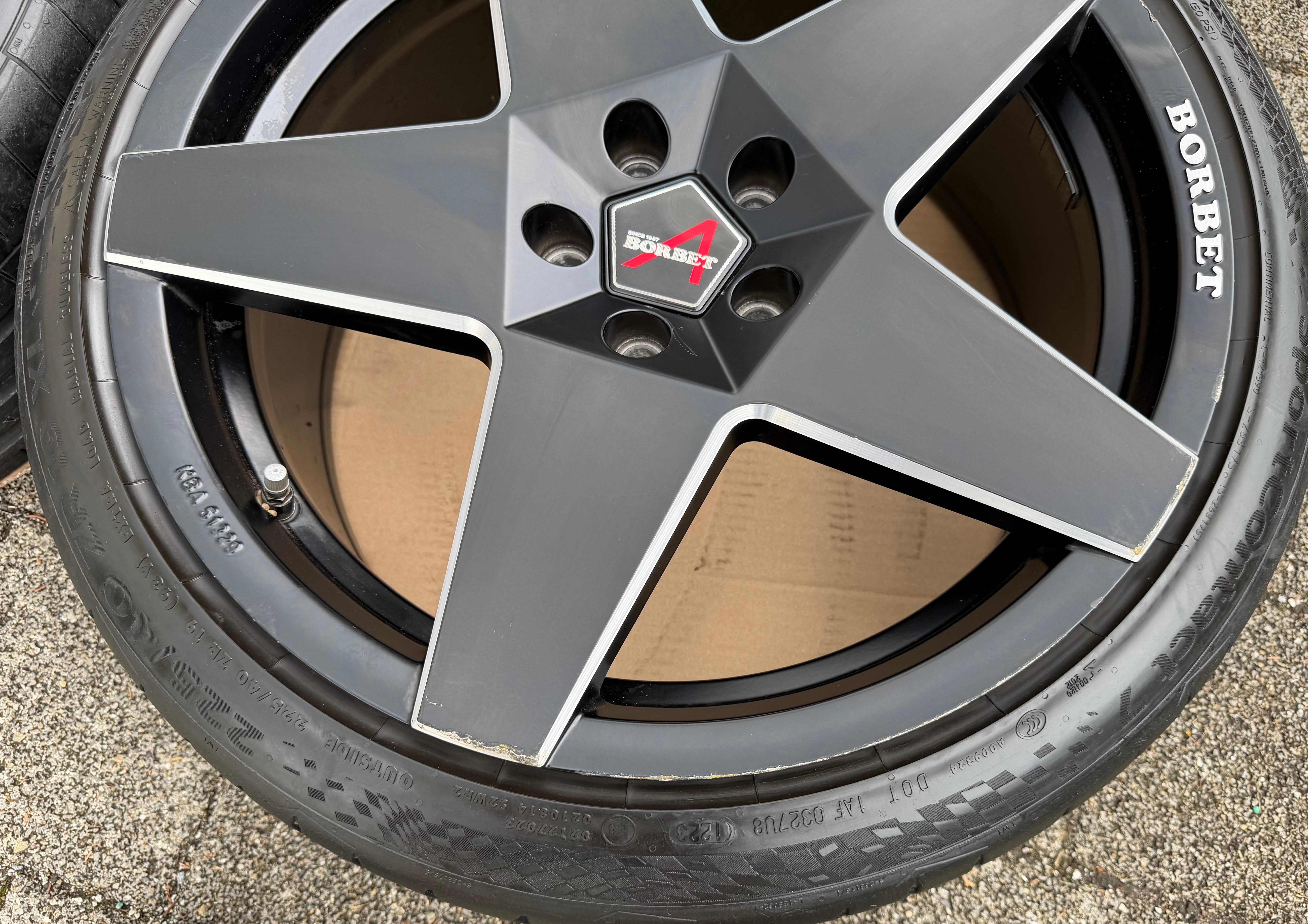 4 Borbet 19" Alufelgen Audi A8 Q2 Q3 VW Tiguan Seat Alhambra Ateca Skoda Kodiaq