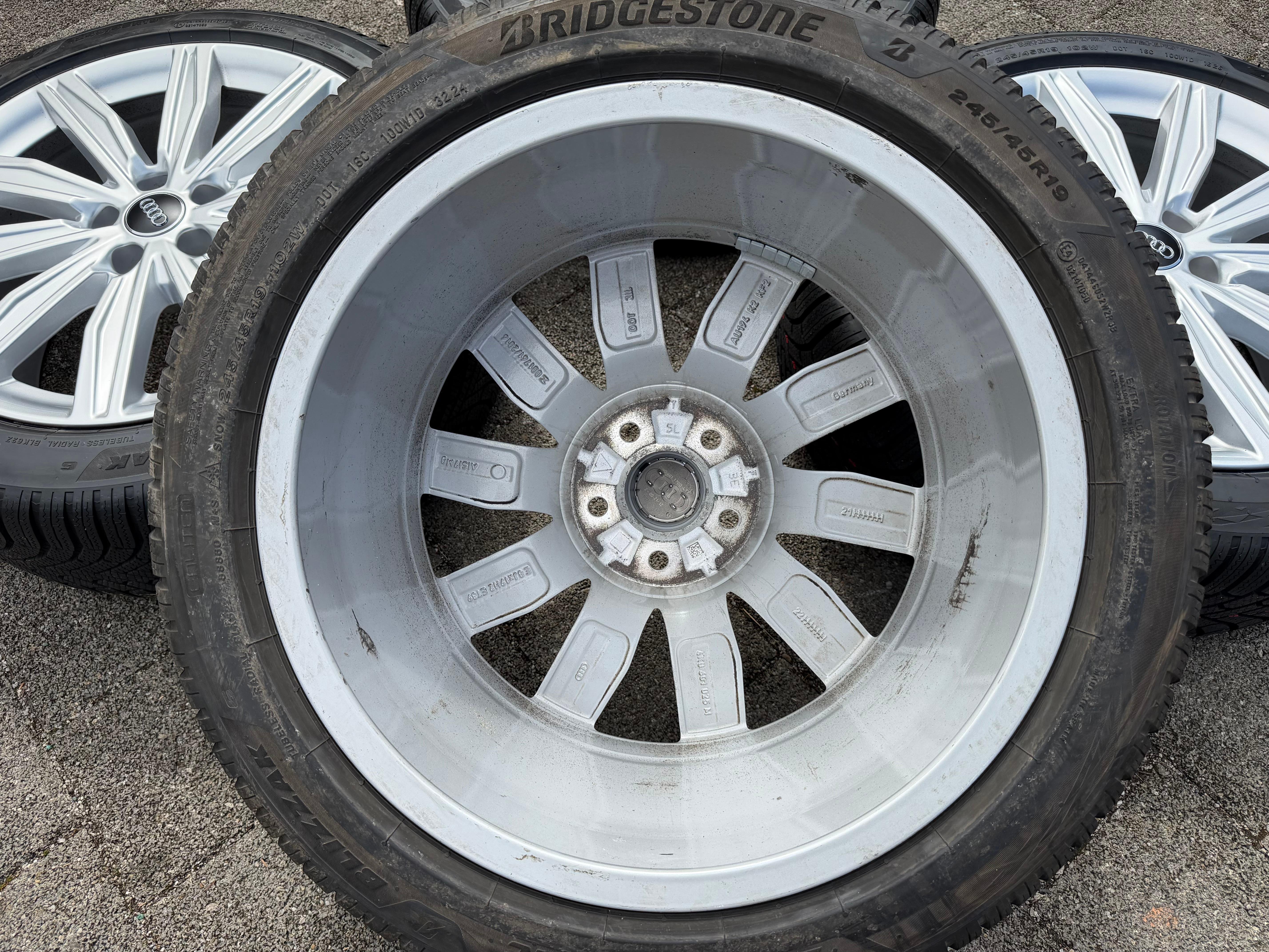 4 ORIGINAL 19" ALU WINTERRÄDER AUDI A6 S6 C8 4K 4K0601025M 245/45R19 102W 2024 FREIHAUS