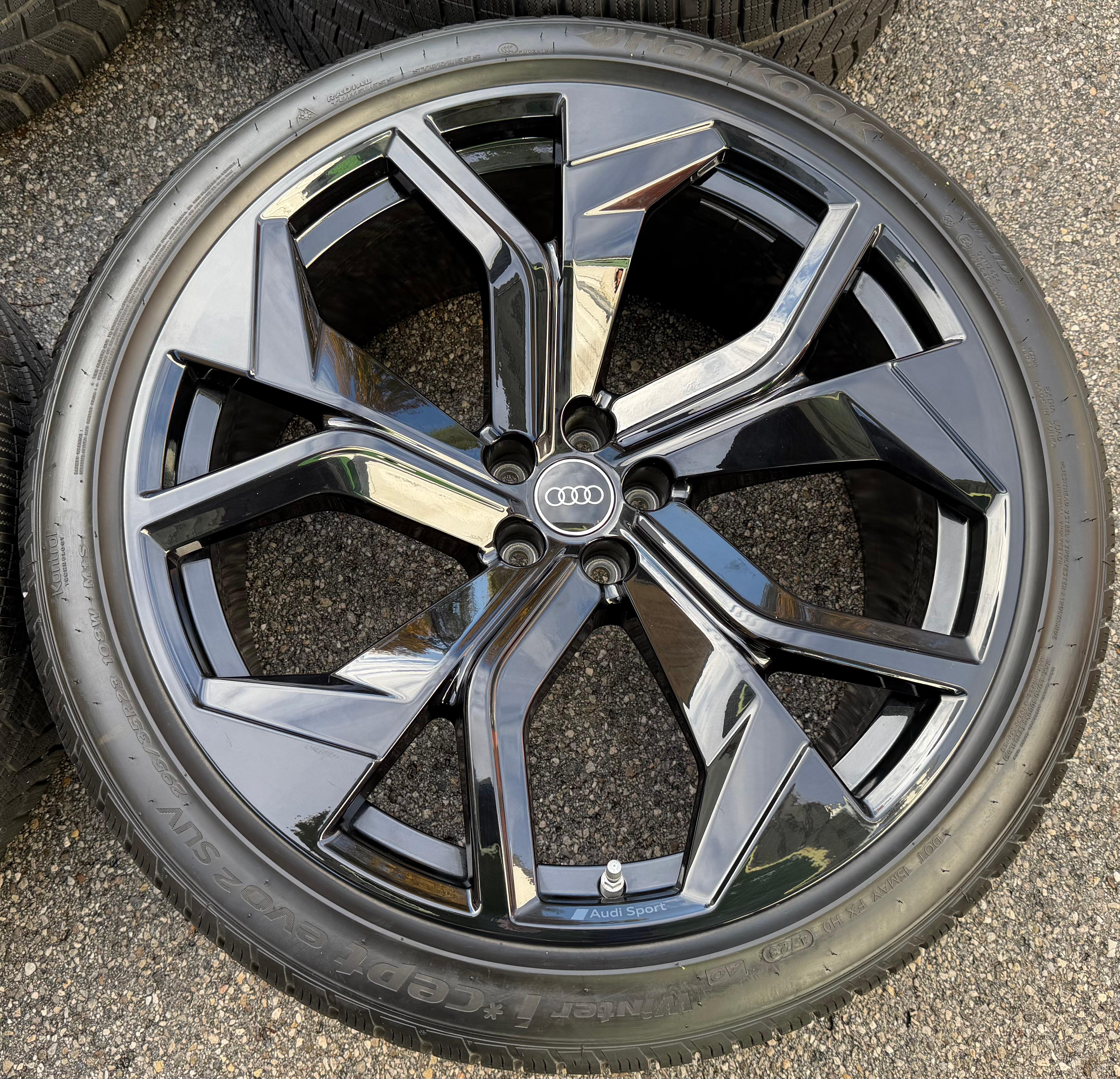 4 ruedas de invierno de aluminio originales de 23" para Audi RSQ8 4M 295/35R23 108W 4M8601025DC Hankook RDKS