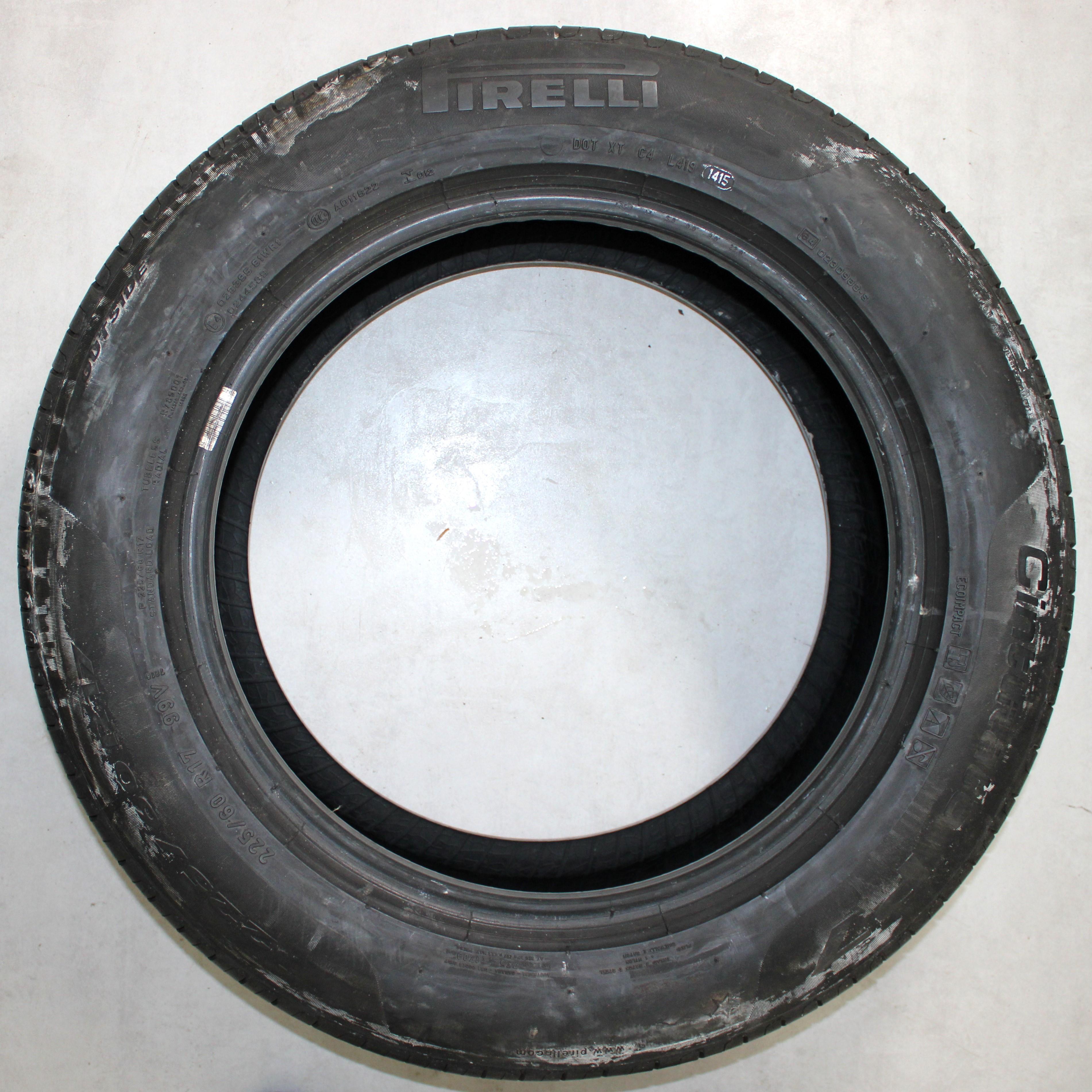 4 x 225/60R17 99V neumáticos de verano Pirelli Cinturato P7 7-7,5mm 2015 *