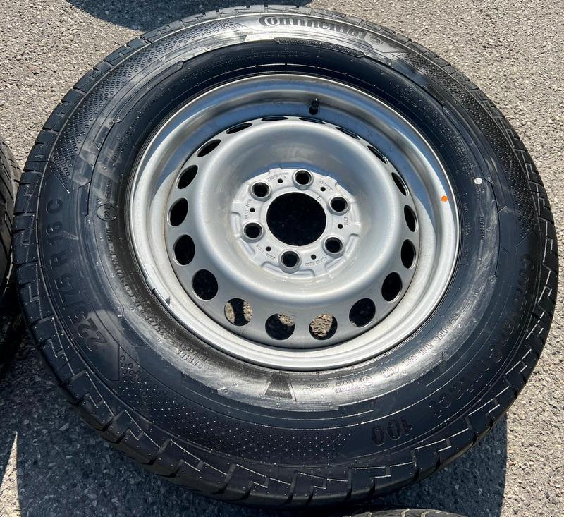 4 SOMMERRÄDER MERCEDES SPRINTER W907 225/75R16C 121/120R CONTINENTAL 2021 NEUWERTIG