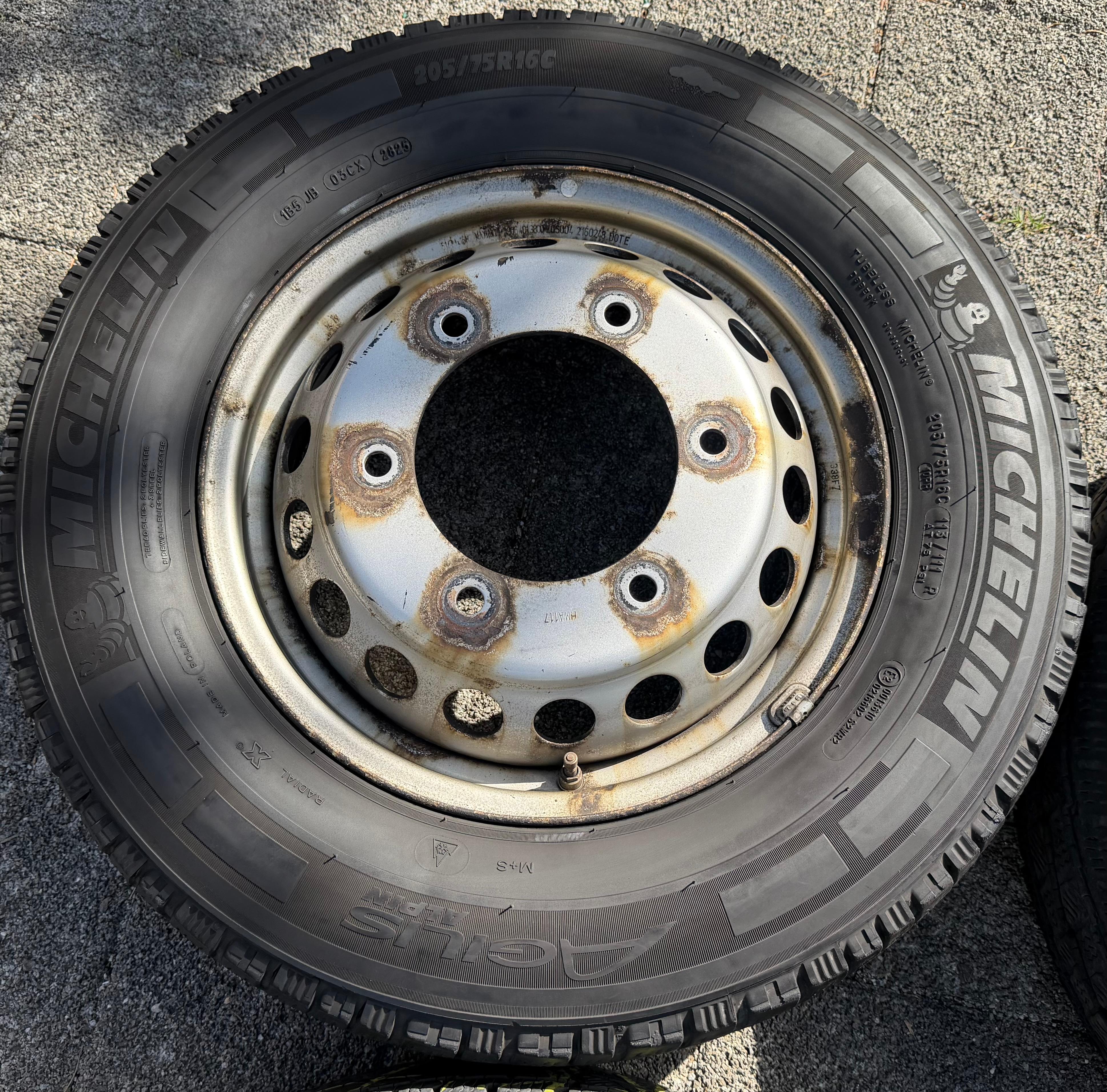 6 x WINTERRÄDER MERCEDES SPRINTER W906 A9064013800 205/75R16C 113/111R