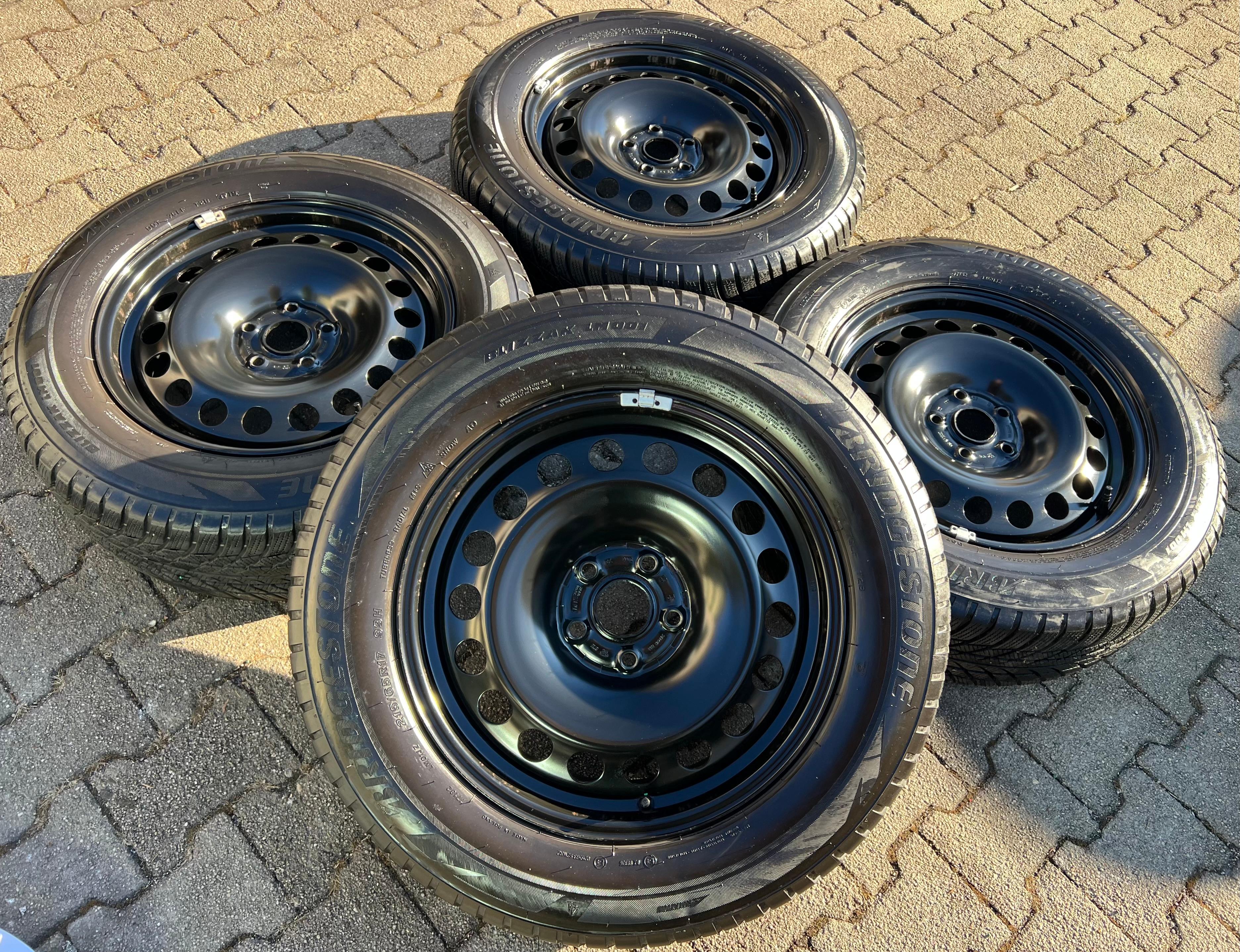 4 ROUES D'HIVER AUDI Q3 F3 SEAT TARRACO SKODA KODIAQ VW TIGUAN II 5NA 215/65R17 99H FRANCO DE PORT