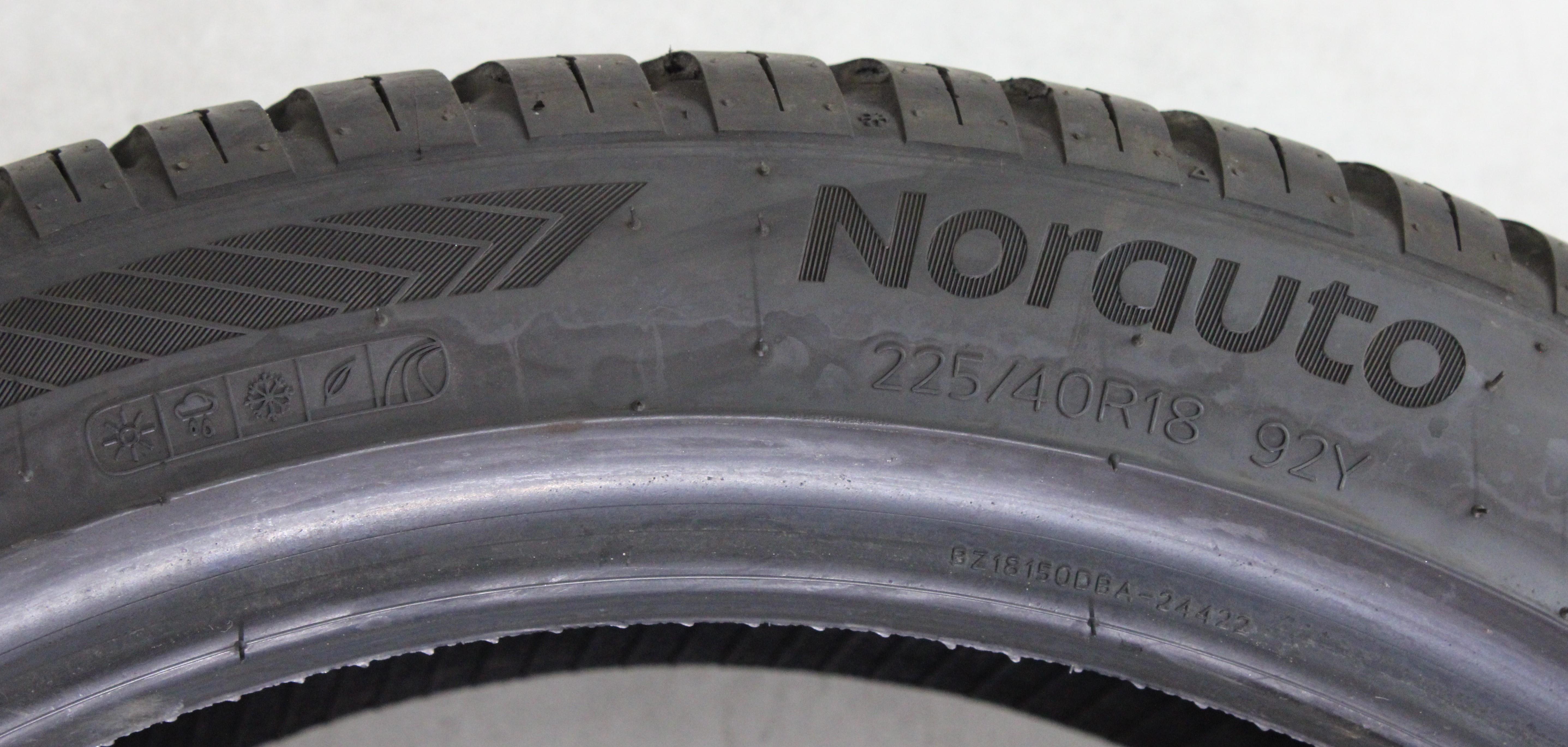1 x 225/40R18 92Y Ganzjahresreifen Norauto 4 Seasons 2 7,5mm 2025