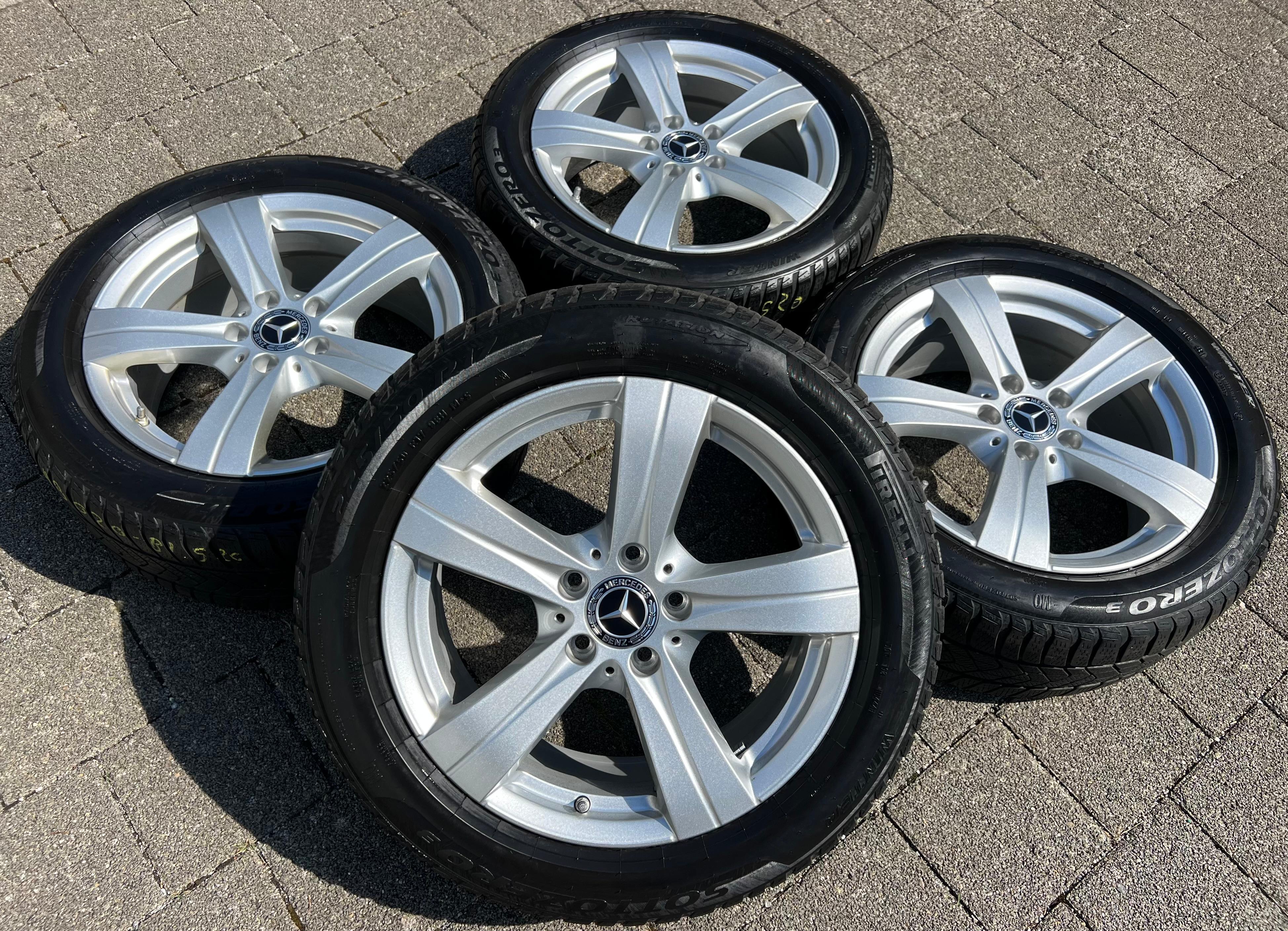 4 ORIGINAL 17" ALUFELGEN FELGEN MERCEDES C-KLASSE W206 A2064017200 RDKS FREIHAUS