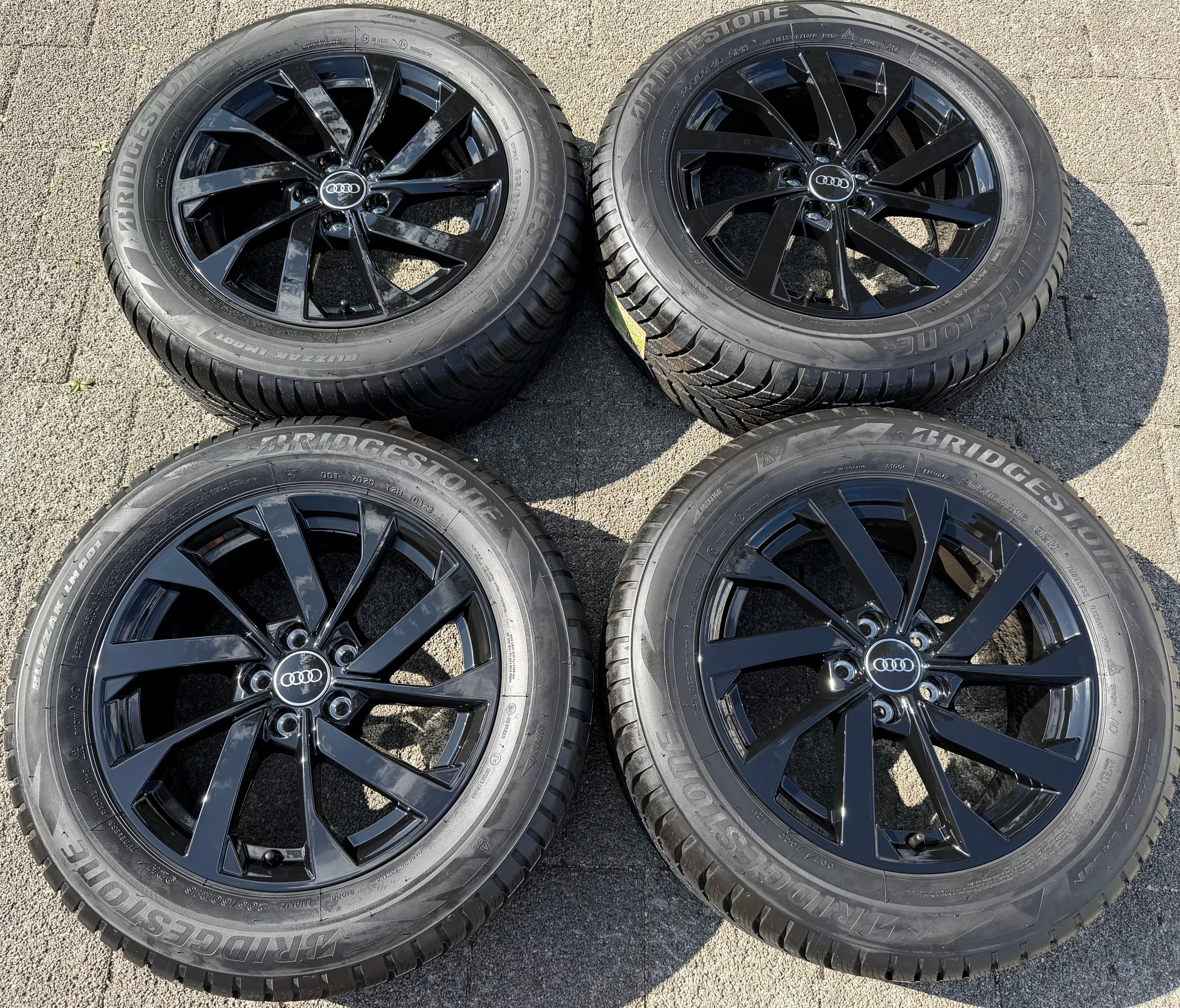 4 llantas de aluminio originales de invierno para Audi A1 Allstreet City Carver GBH 82B071496 Bridgestone 2022