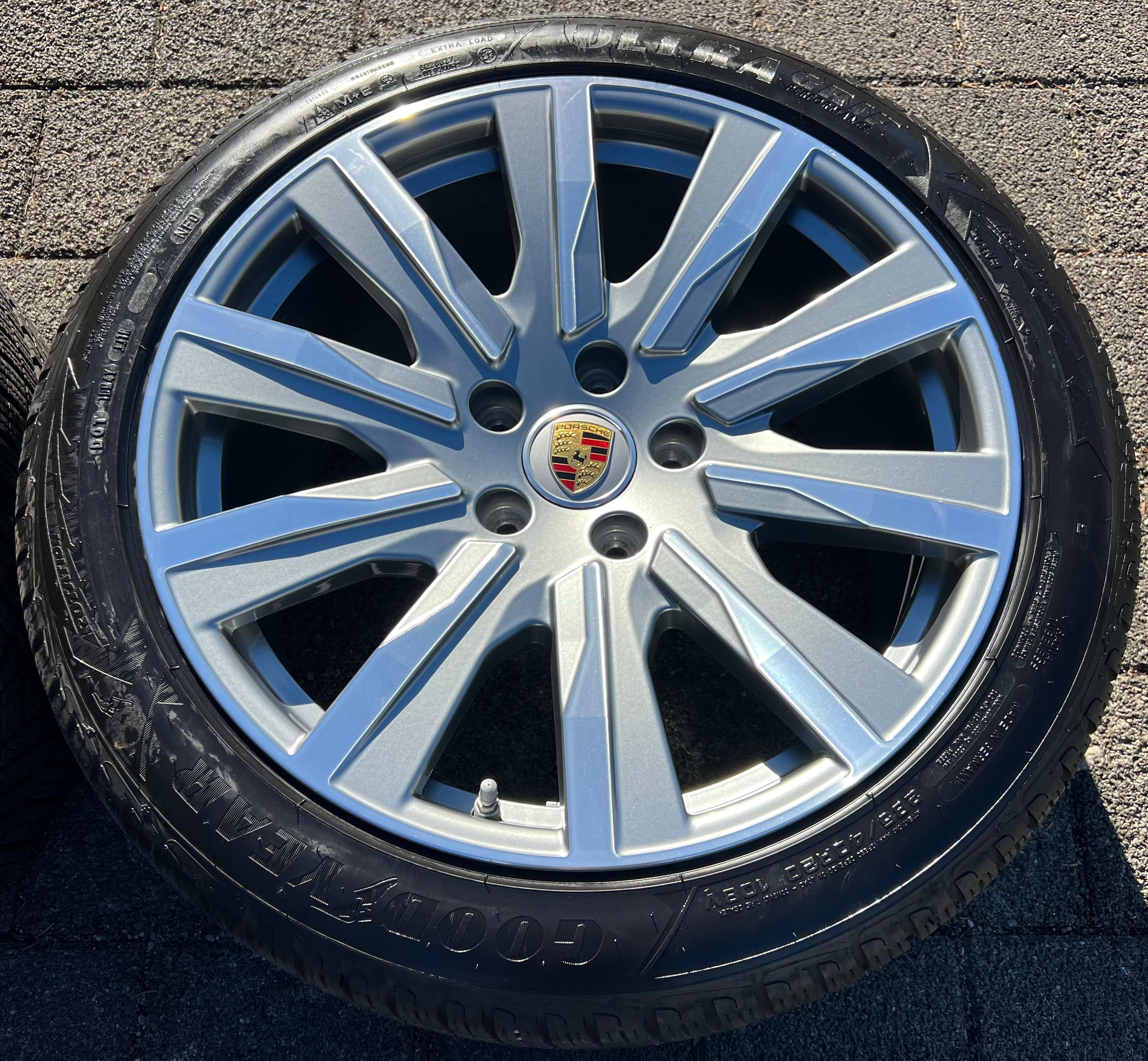 4 ORIGINAL 20" ALU WINTERRÄDER PORSCHE TAYCAN TEQUIPMENT RDKS FREIHAUS