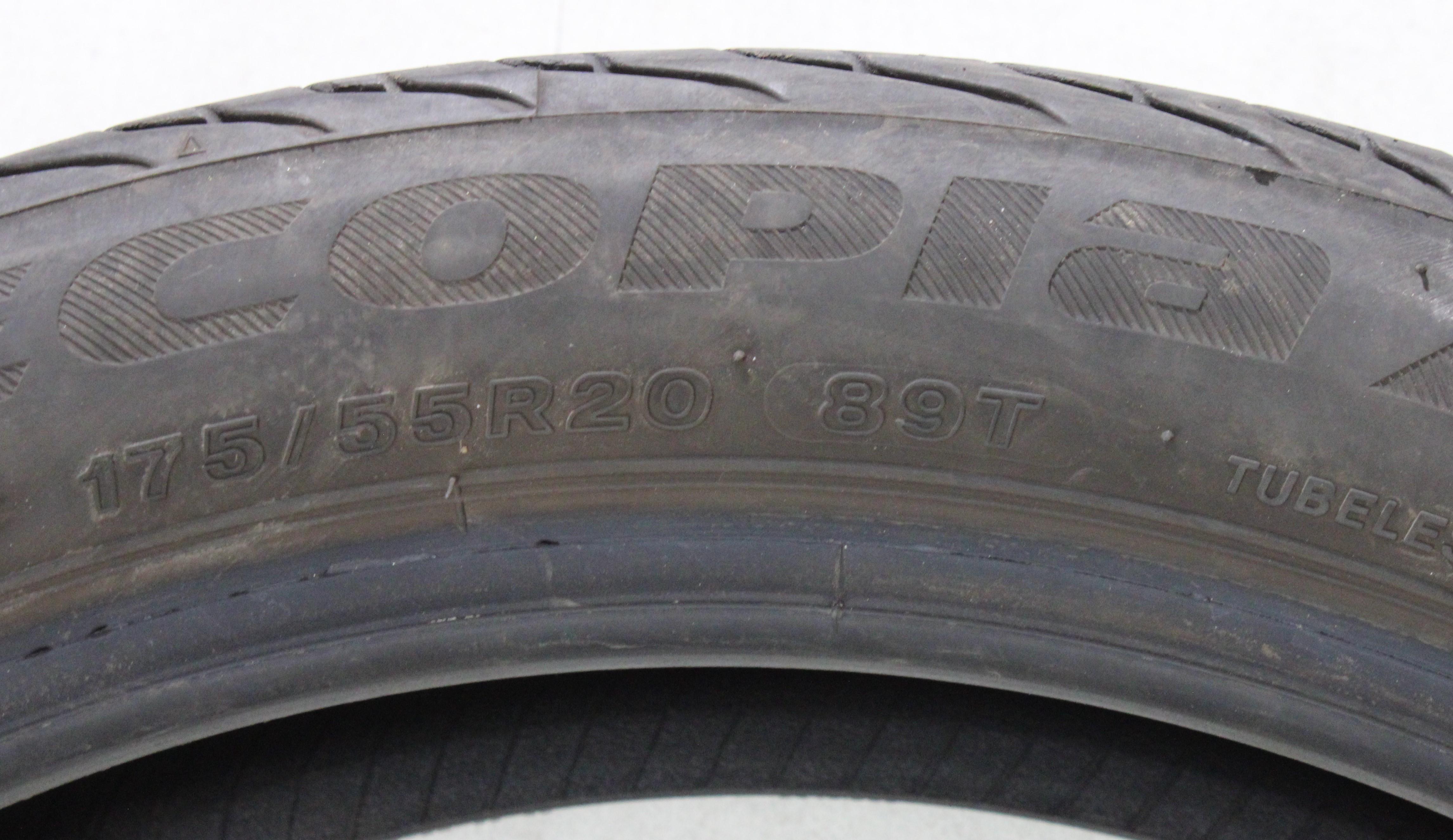 2 x 175/55R20 89T Sommerreifen Bridgestone Ecopia EP500* 4,5-5mm 2020