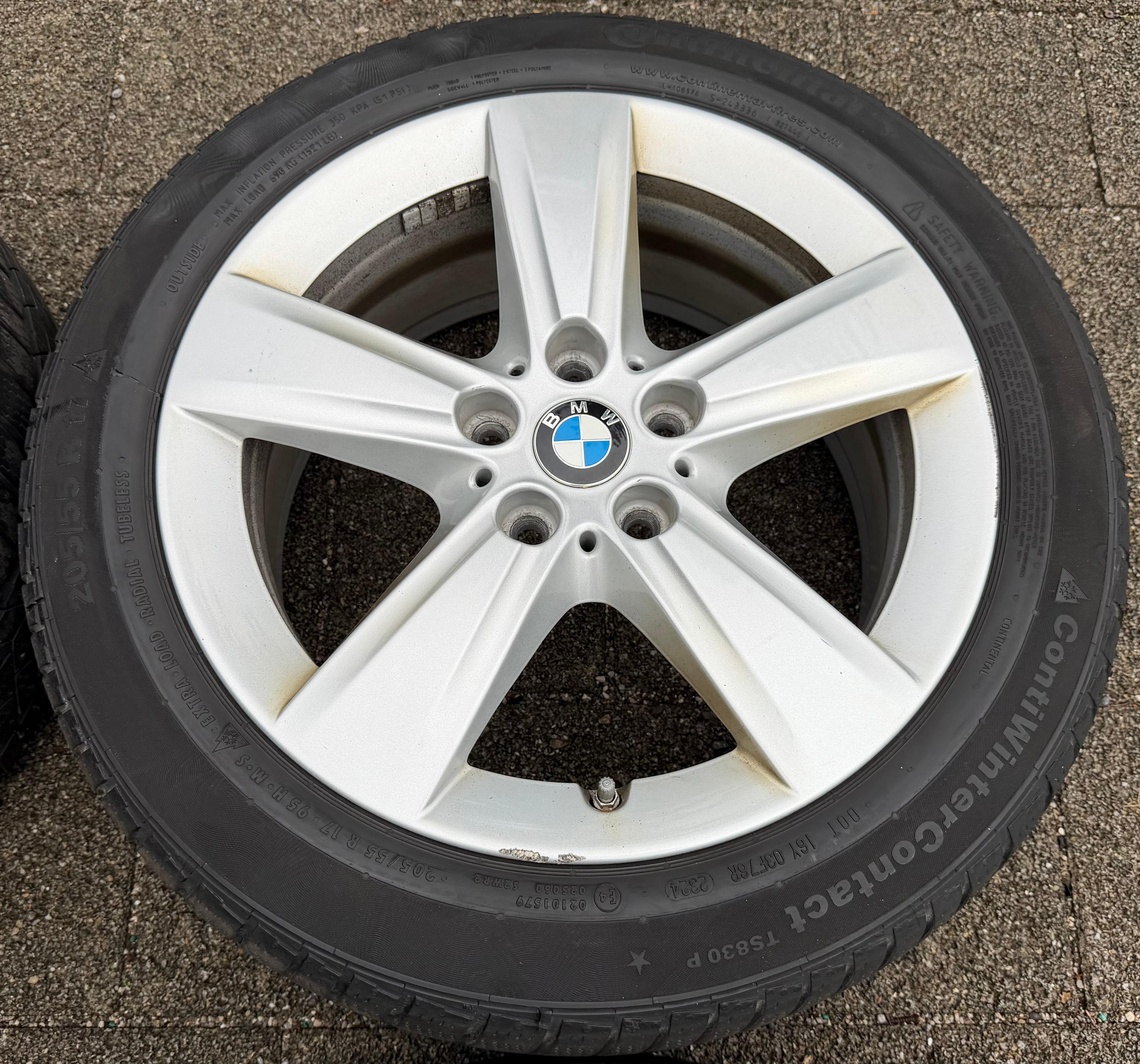 4 RUEDAS DE INVIERNO ORIGINALES DE ALEACIÓN DE 17" PARA BMW SERIE 2 ACTIVE TOURER F45 GRAND TOURER F46 6855087 NUEVAS, ENVÍO GRATUITO