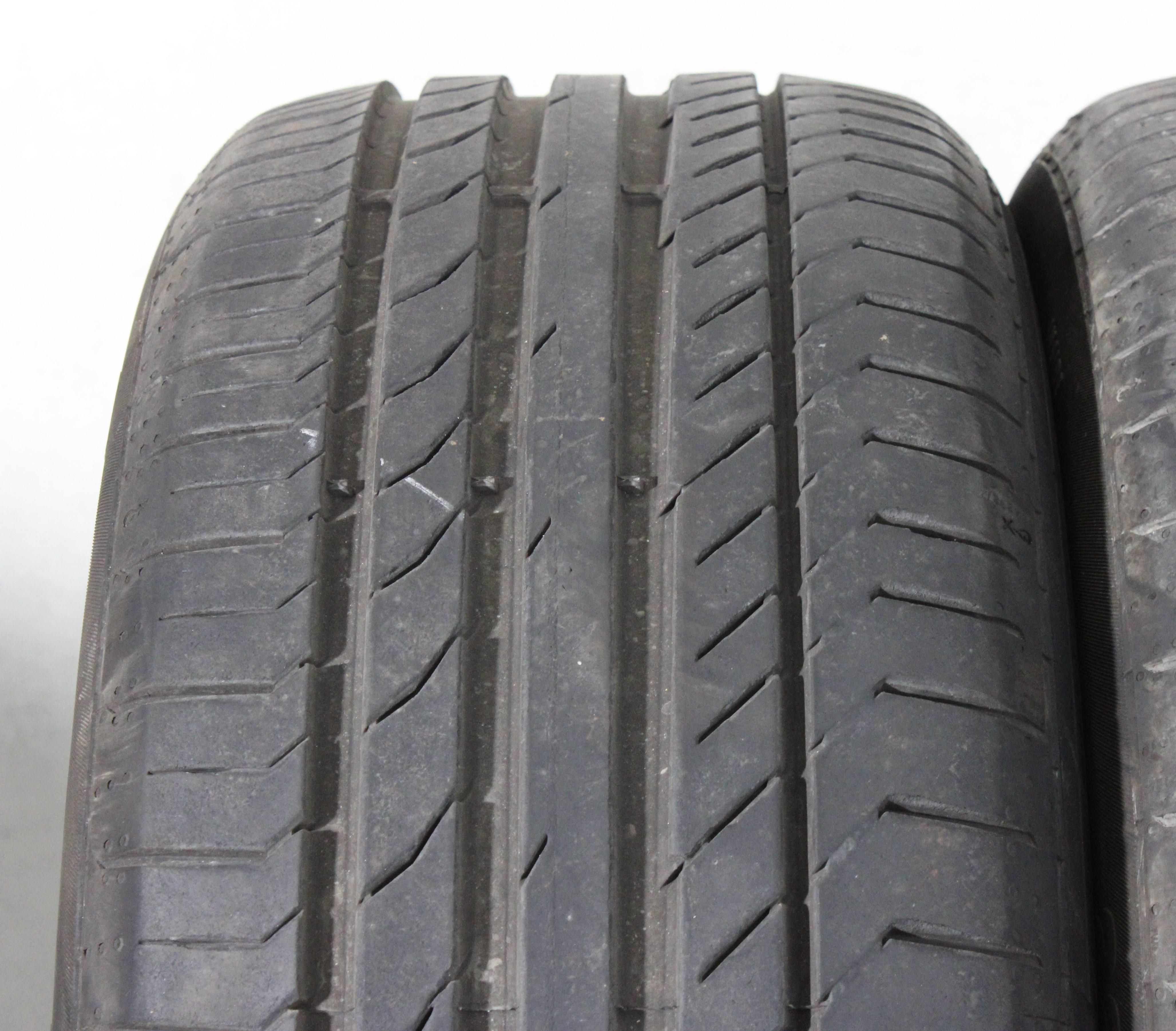 2 neumáticos de verano Continental Sport Contact 5 SSR* Runflat 225/50R17 94W, 5,5-6 mm, 2023