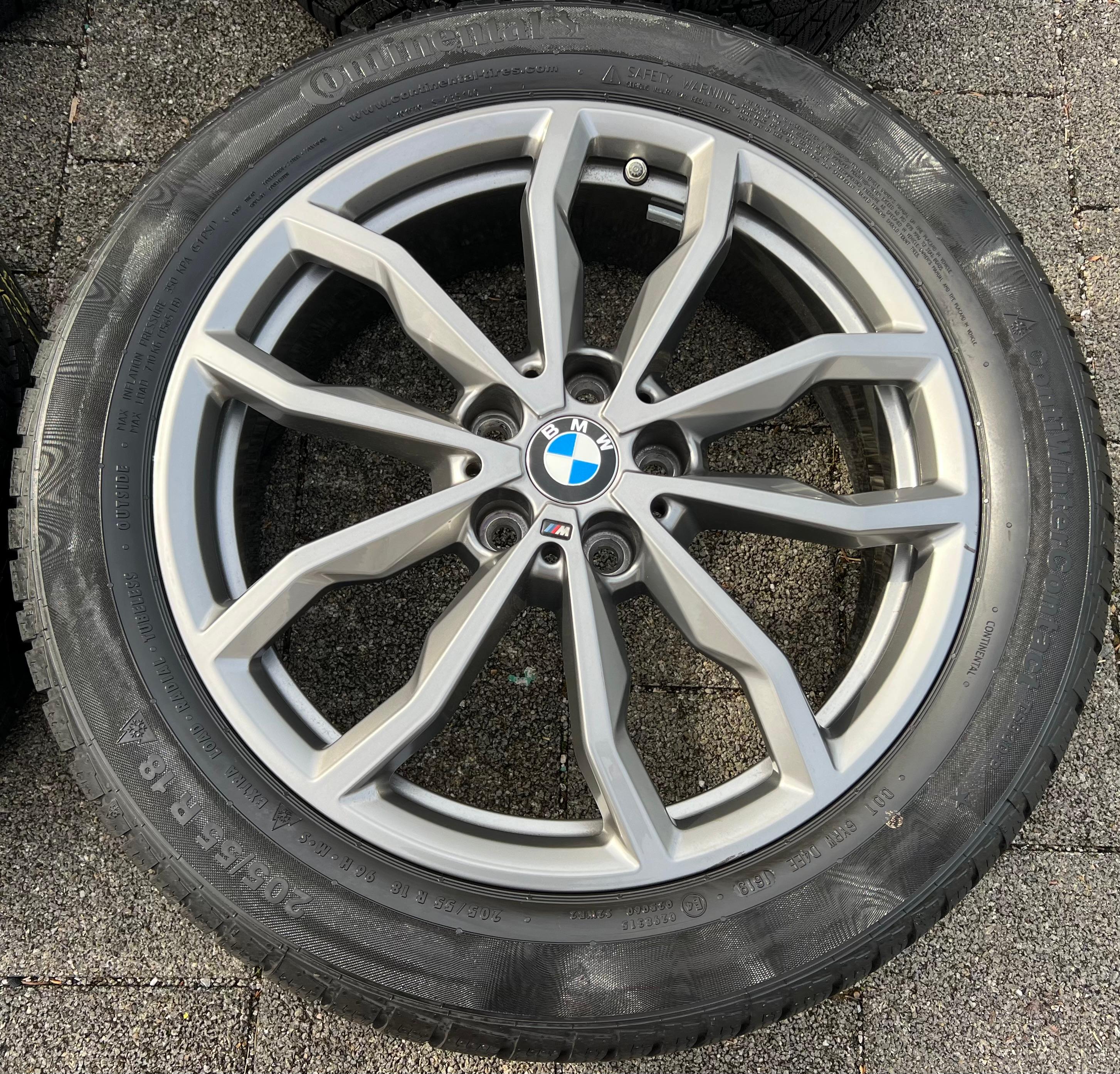 4 ORIGINAL 18" ALU WINTERRÄDER BMW X1 F48 X2 F39 STYLING M711 205/55R18 96H RDKS