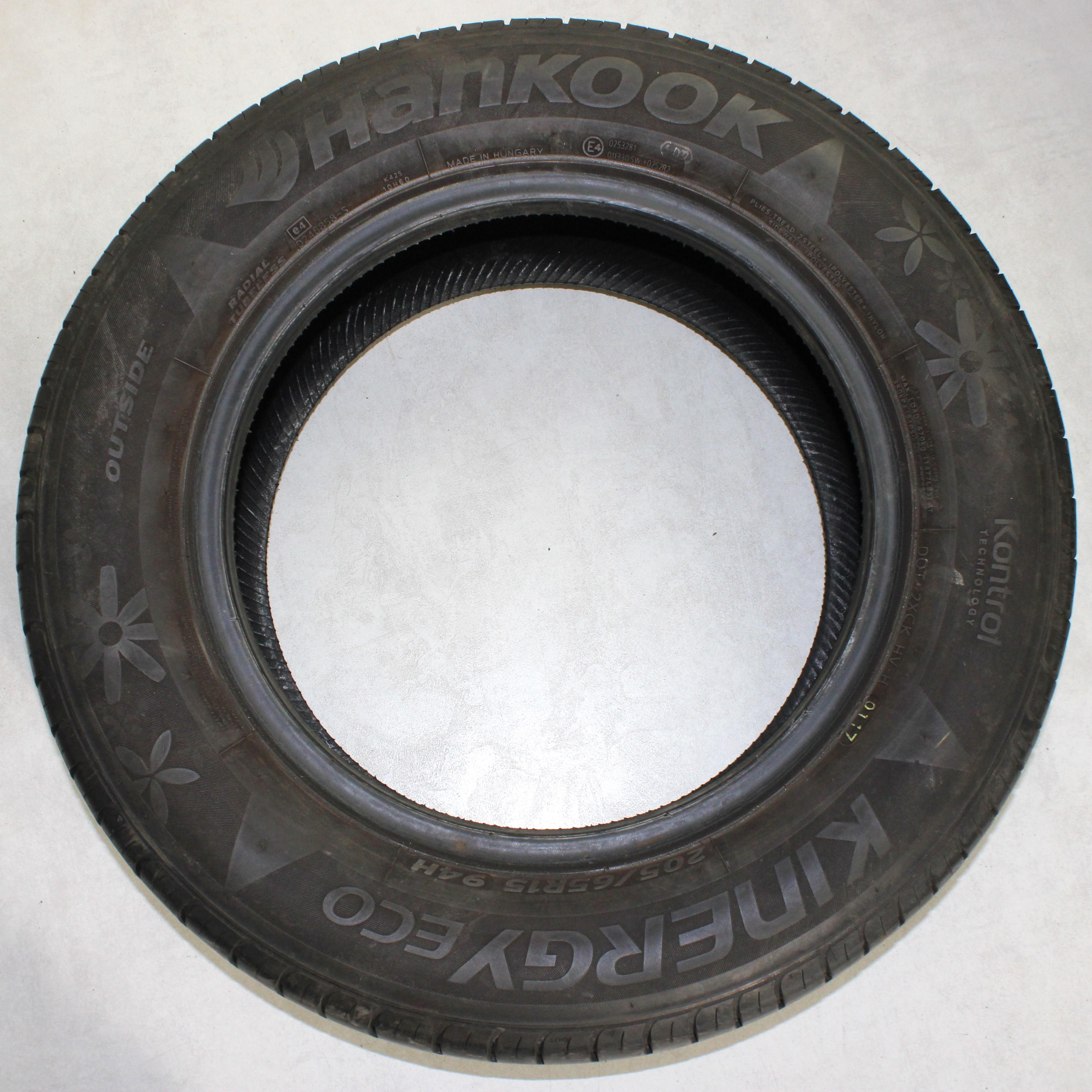 4 x 205/65R15 94H Sommerreifen Hankook Kinergy Eco 1x4,5-5mm/3x5-5,5mm 2017