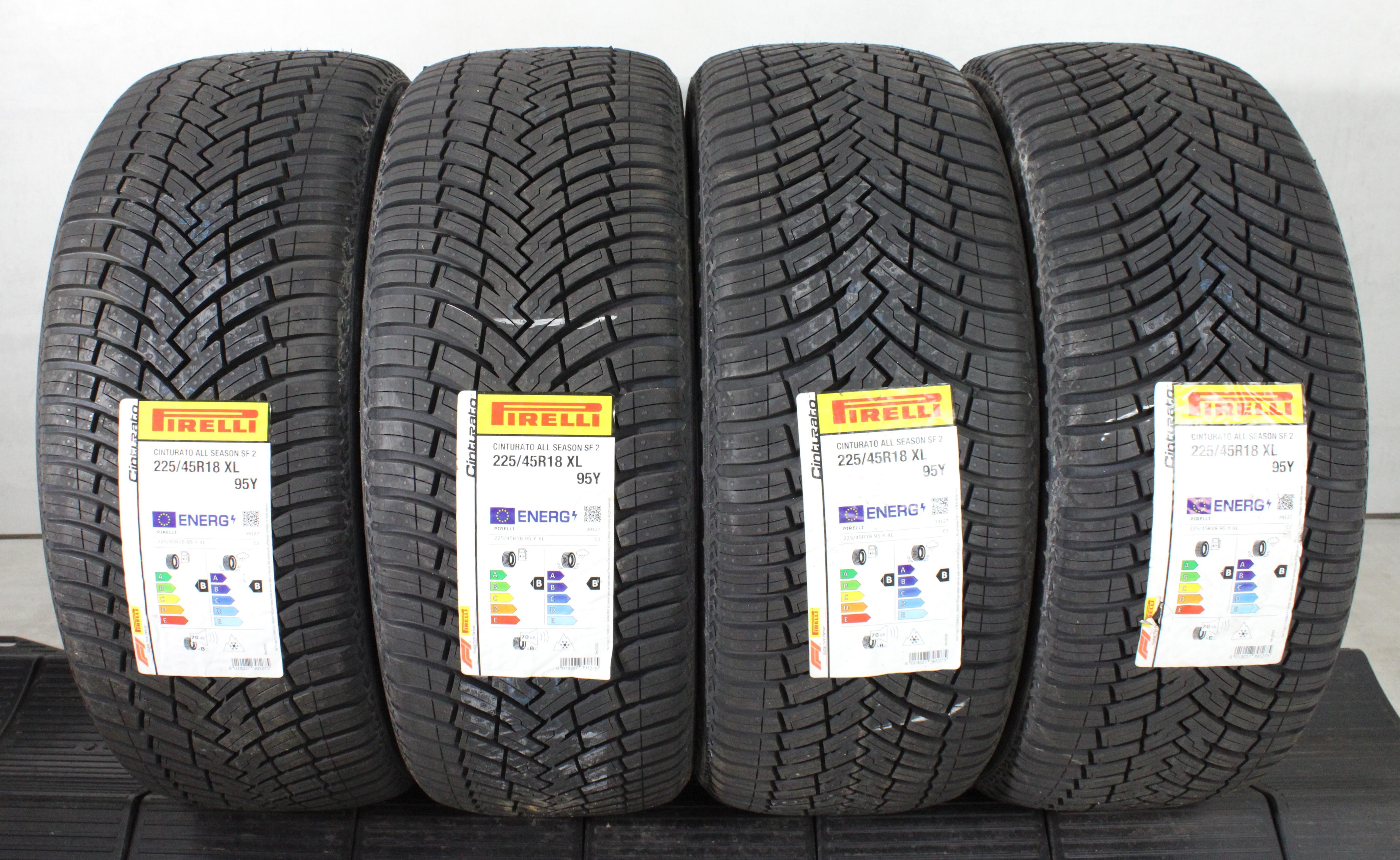 4 x 225/45R18 95Y Ganzjahresreifen Pirelli All Season Cinturato SF2 2022 NEU