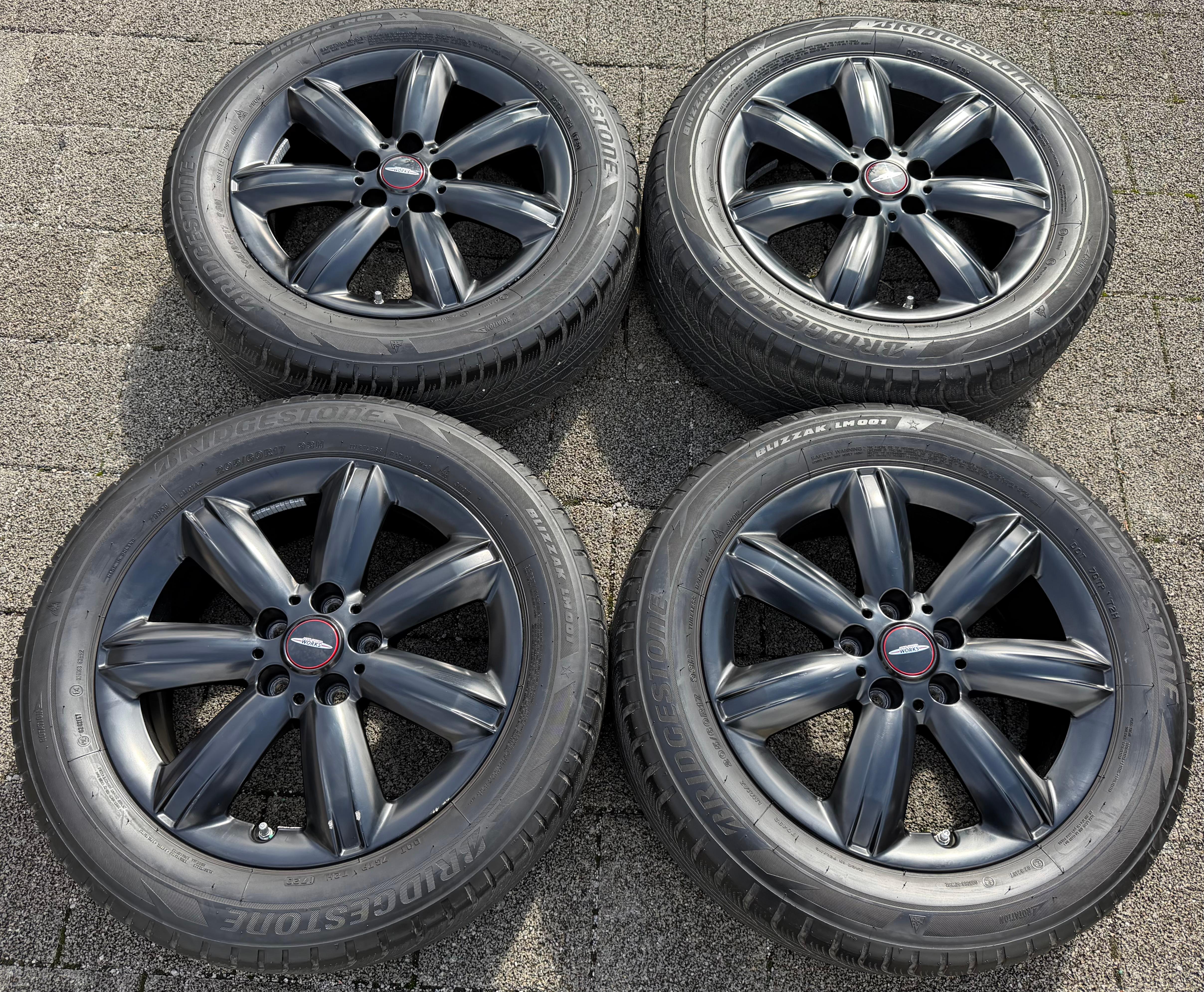 4 Original 17" Alu Winterräder Mini Countryman F60 JCW Star Spoke 539 RDKS