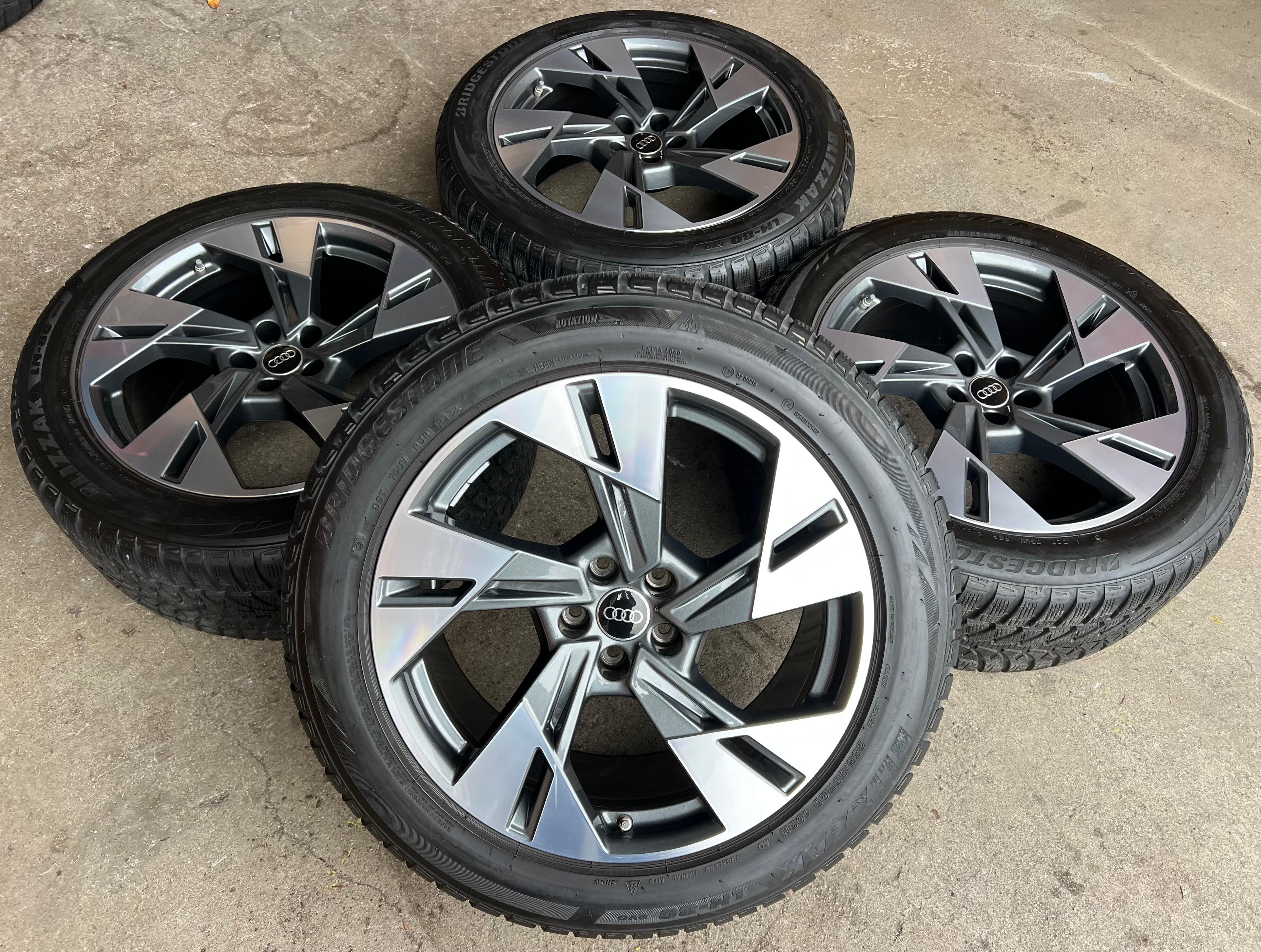 4 ORIGINAL 20" ALU WINTERRÄDER AUDI E-TRON Q8 ETRON 4KE601025T 255/50R20 109V