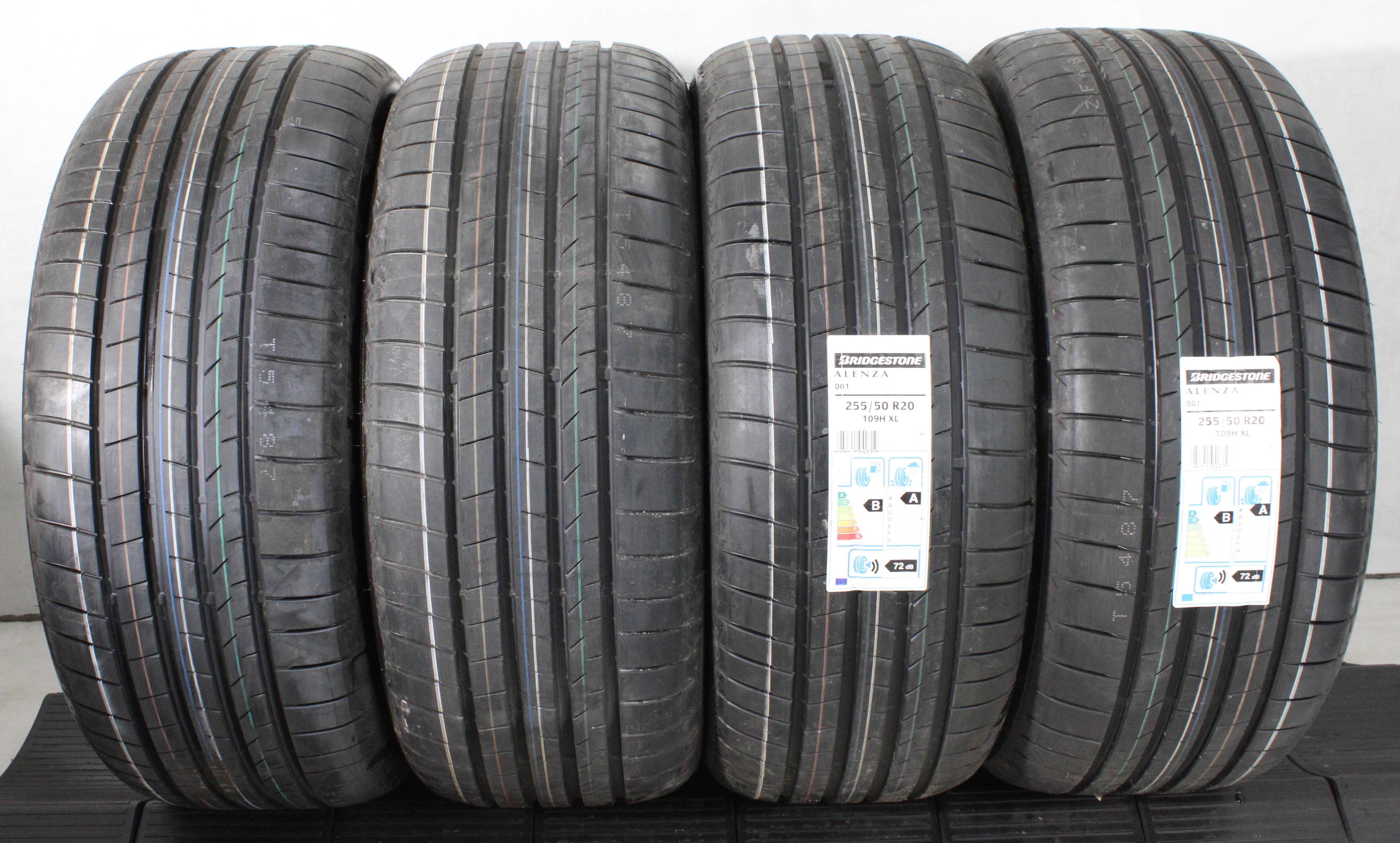 4 x 255/50R20 109H Sommerreifen Bridgestone Alenza 001 AO NEU 2020