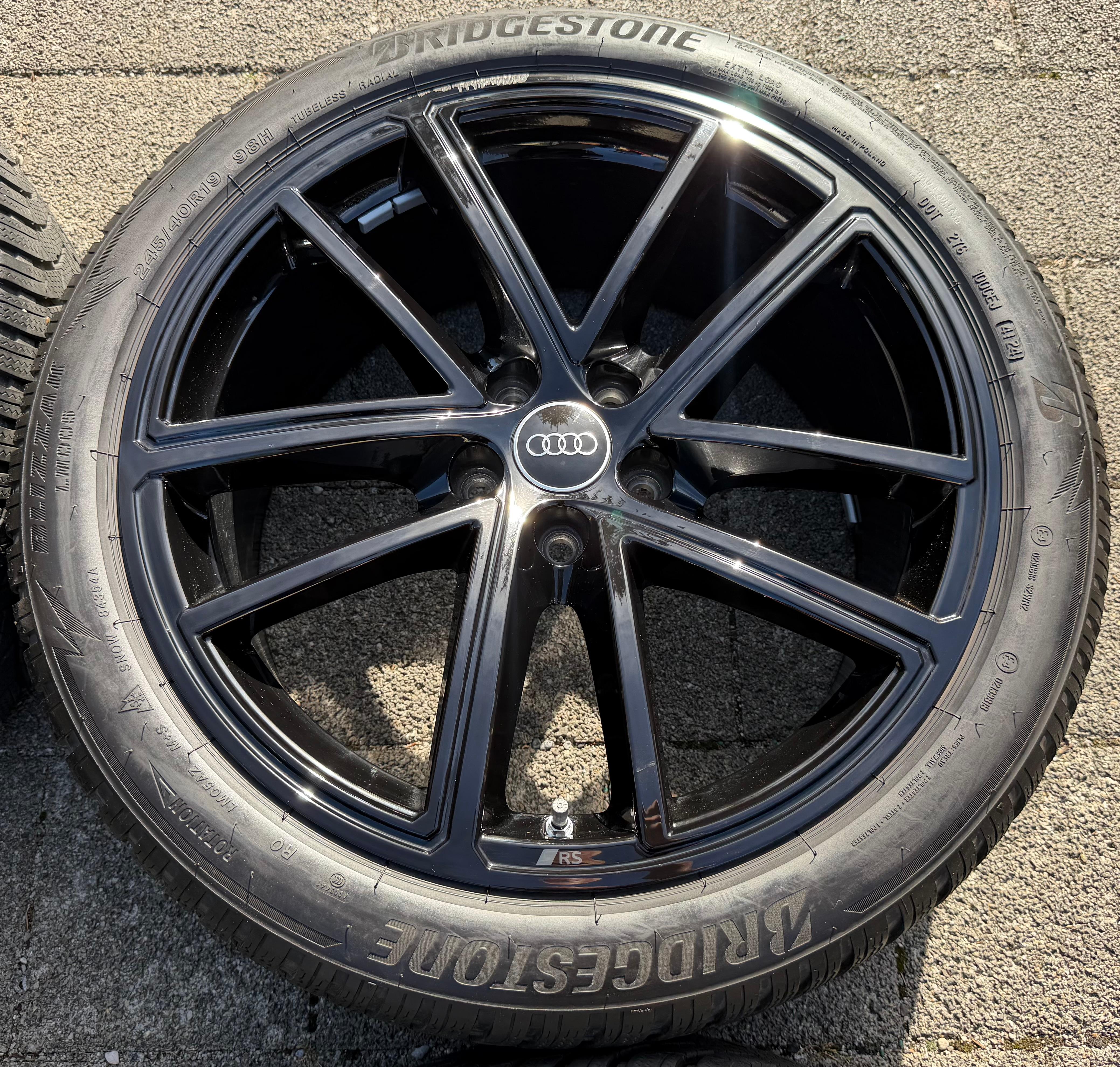 4 ORIGINAL 19" ALU WINTERRÄDER AUDI A5 S5 F2 B10 8B3601025BA 245/40R19 98H 2024