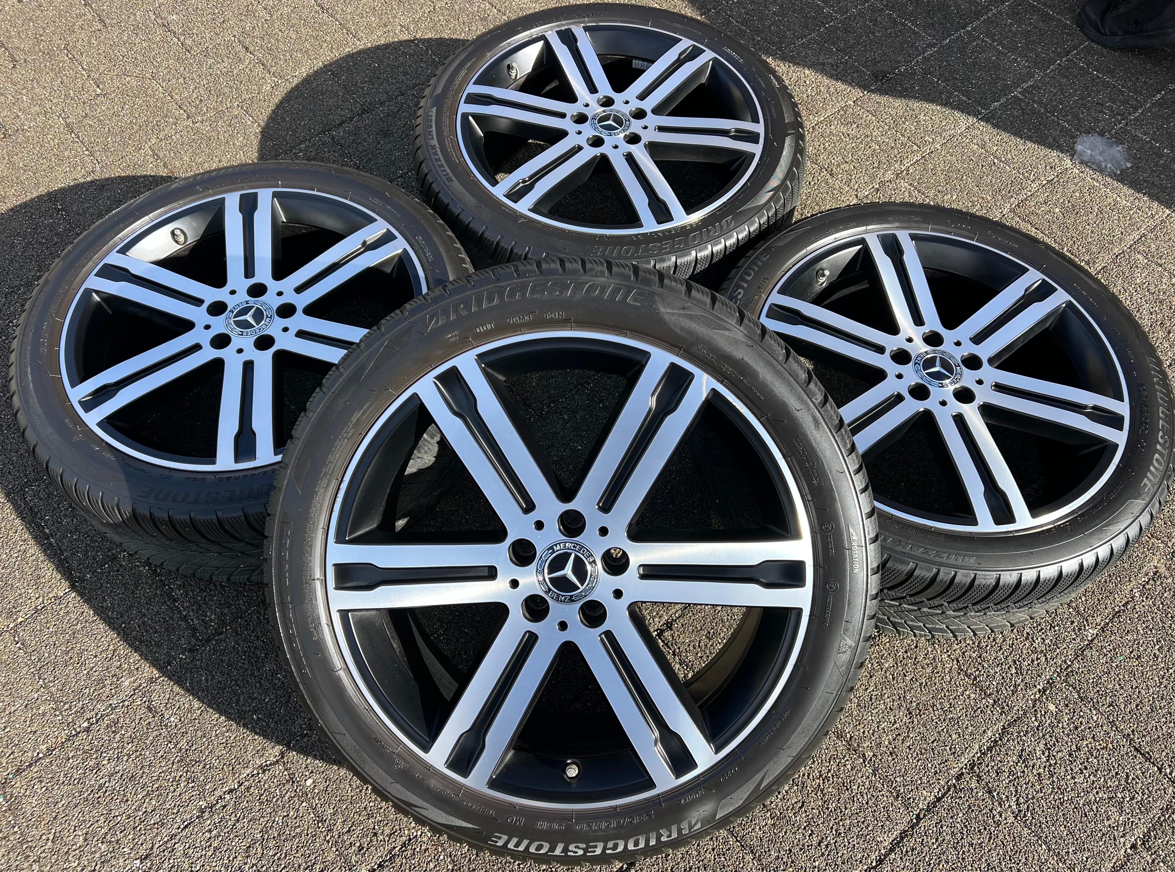 4 ORIGINAL 20" ALU WINTERRÄDER MERCEDES GLA H247 GLB X247 A2474014000 RDKS TOP