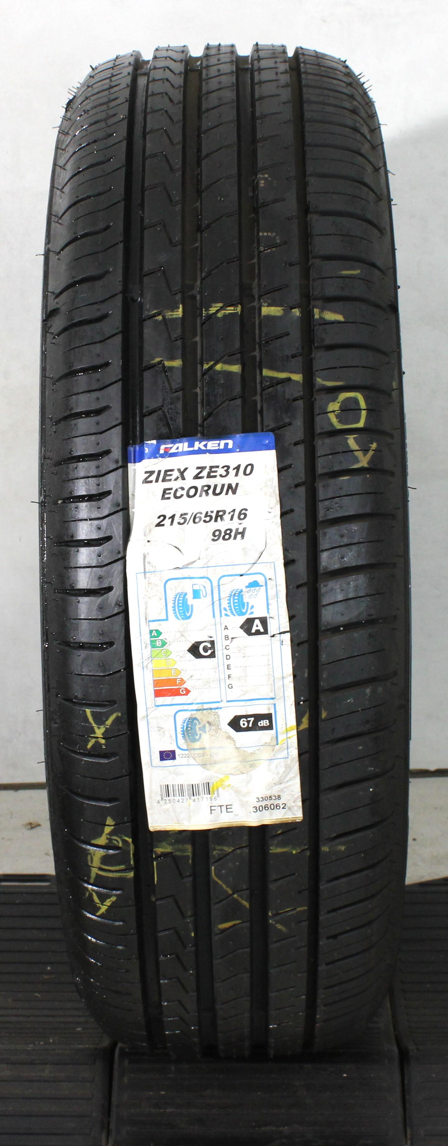 1 x 215/65R16 98H Sommerreifen Falken Ziex ZE310 EcoRun NEU 2018