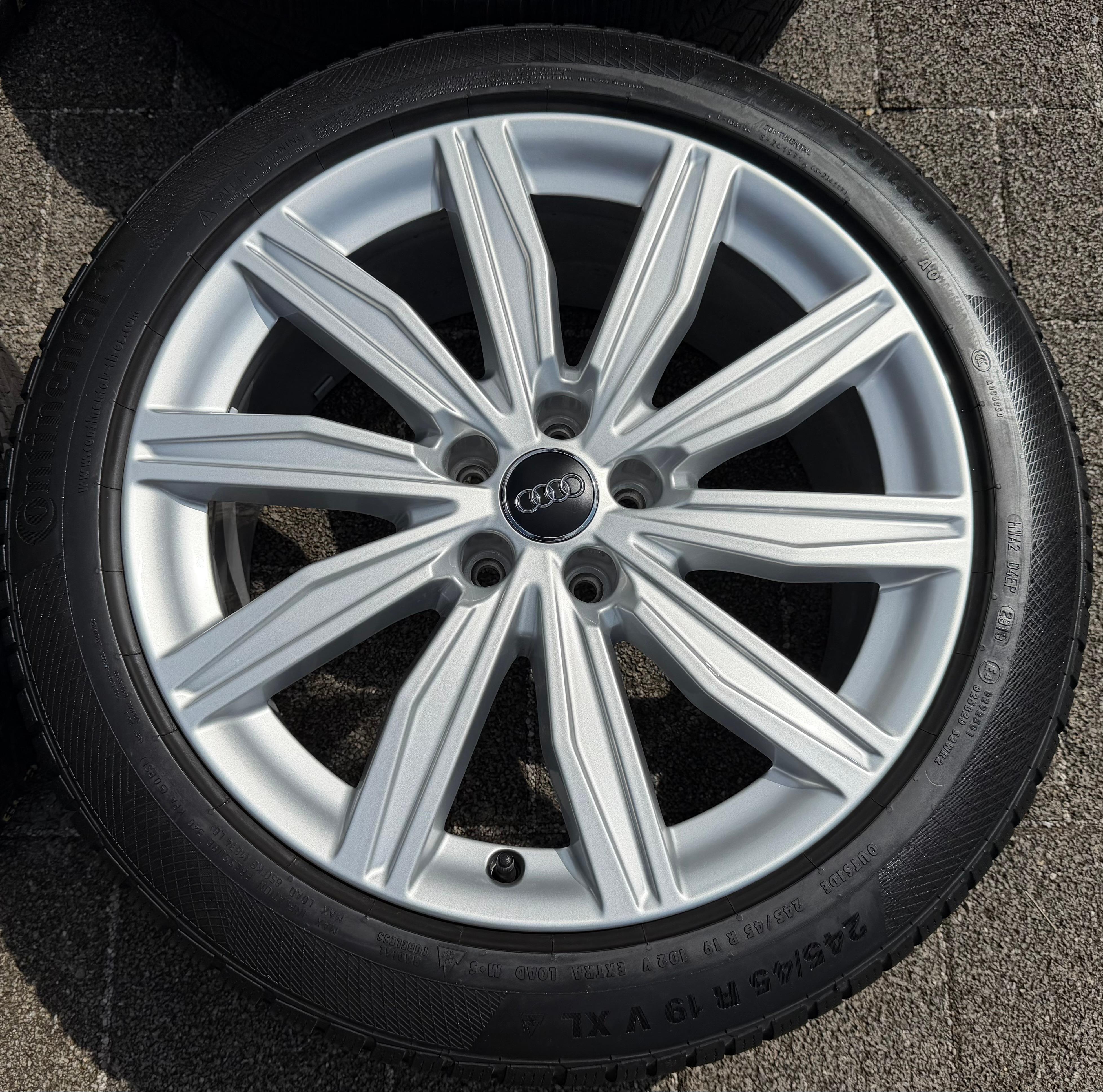 4 llantas de aluminio originales de invierno de 19" para Audi A6 S6 C8 4K 4K0601025M 245/45R19 102V