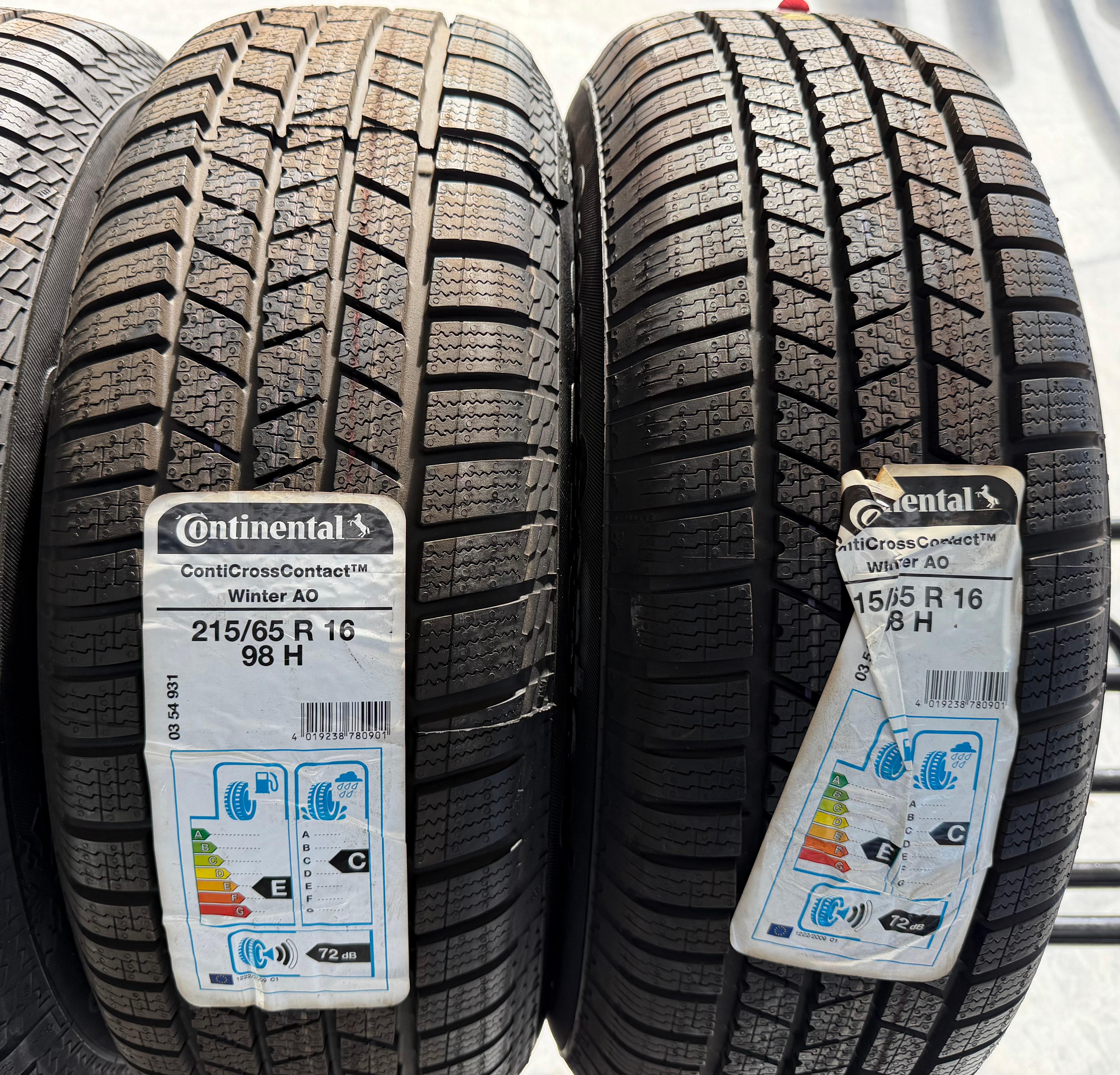 4 Original 16" Alu Winterräder Audi Q3 8U 8U0601025Q 215/65R16 98H Continental