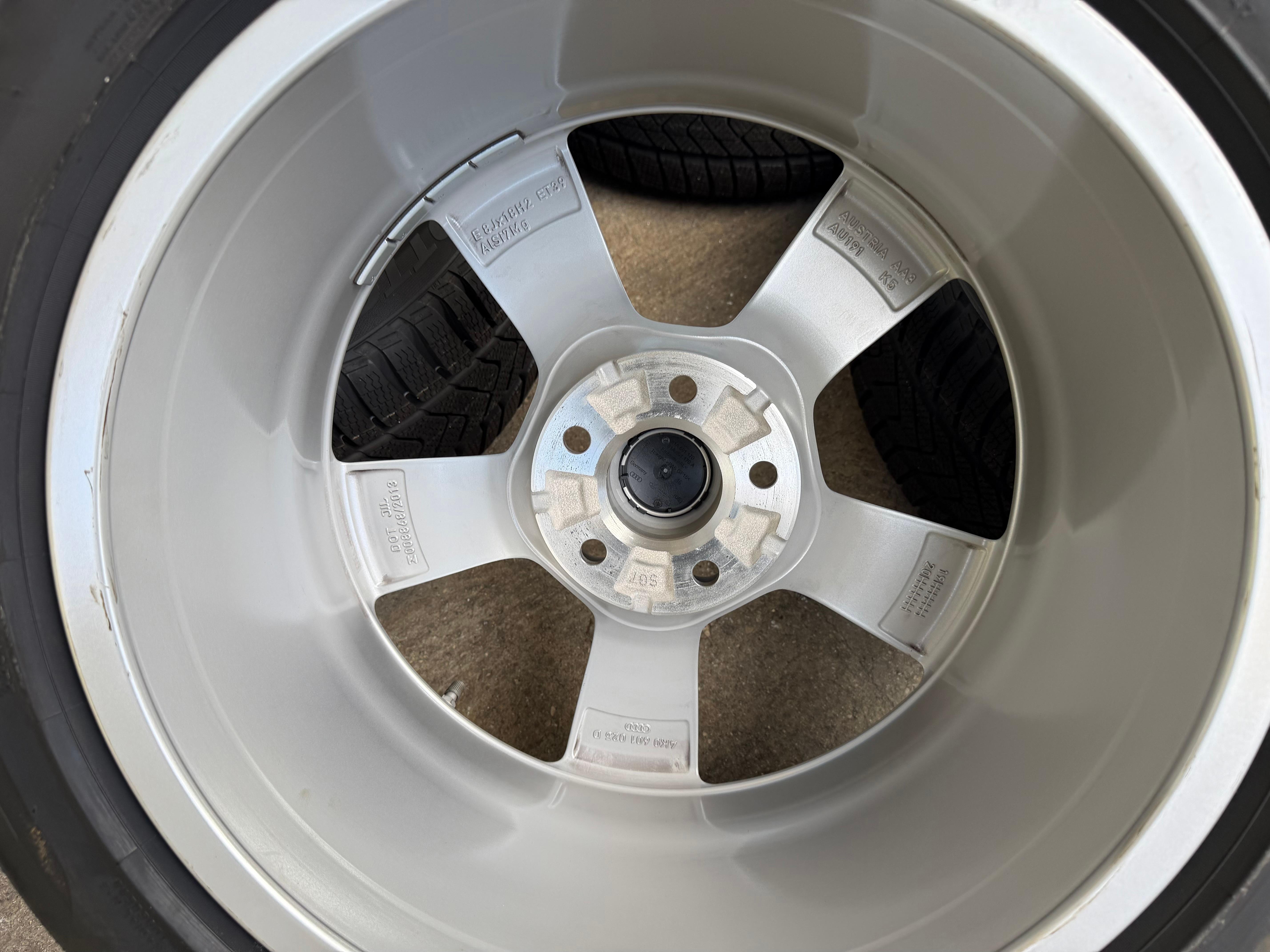 4 Original 18" Alu Winterräder Audi A6 4K F2 C8 4K0601025D 225/55R18 102V RDKS