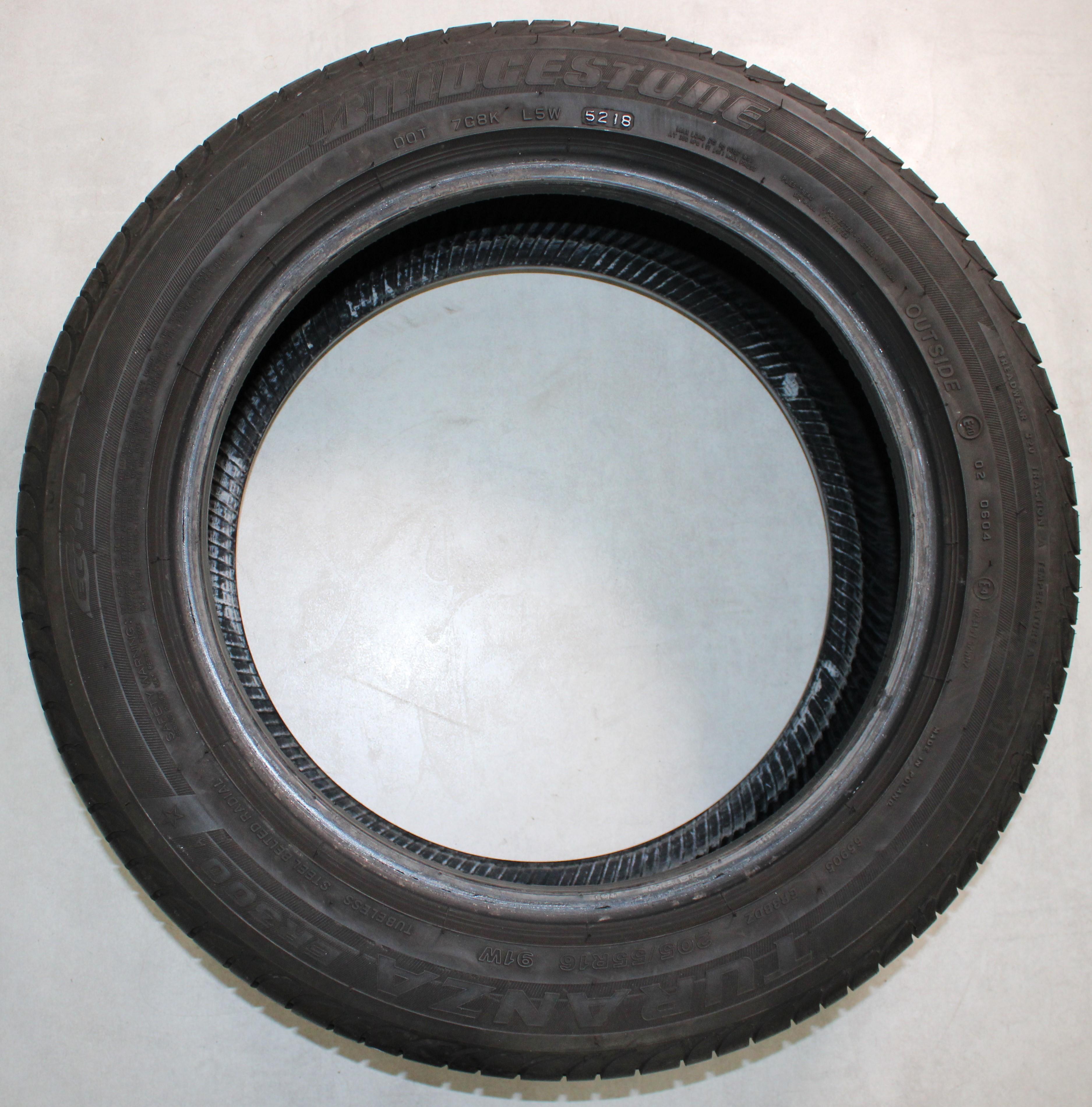 2 x 205/55R16 91W Sommerreifen Bridgestone Turanza ER300A 5mm 2018 *
