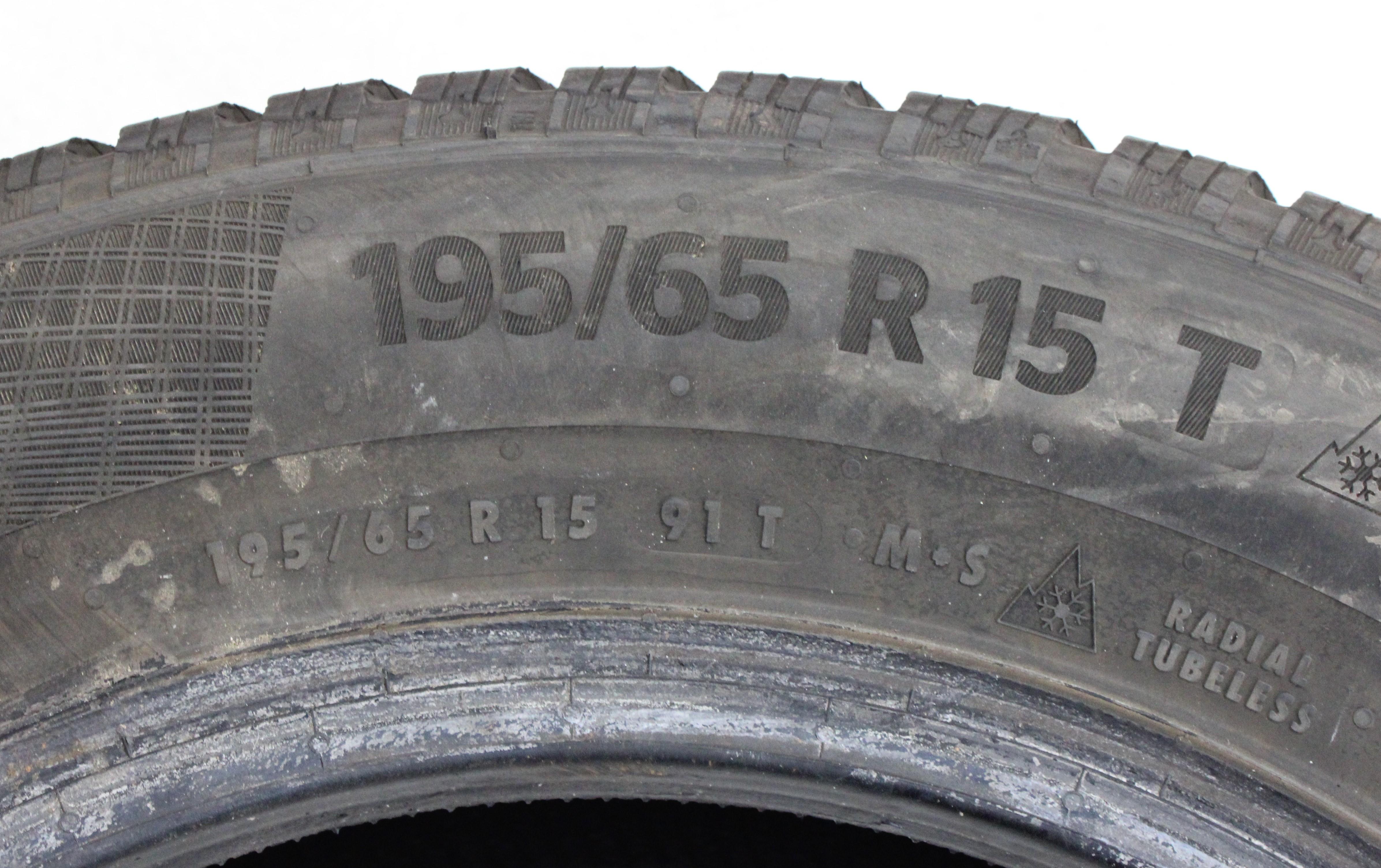 2 x 195/65R15 91T neumáticos de invierno Continental Winter Contact TS860 7-7,5mm 2018