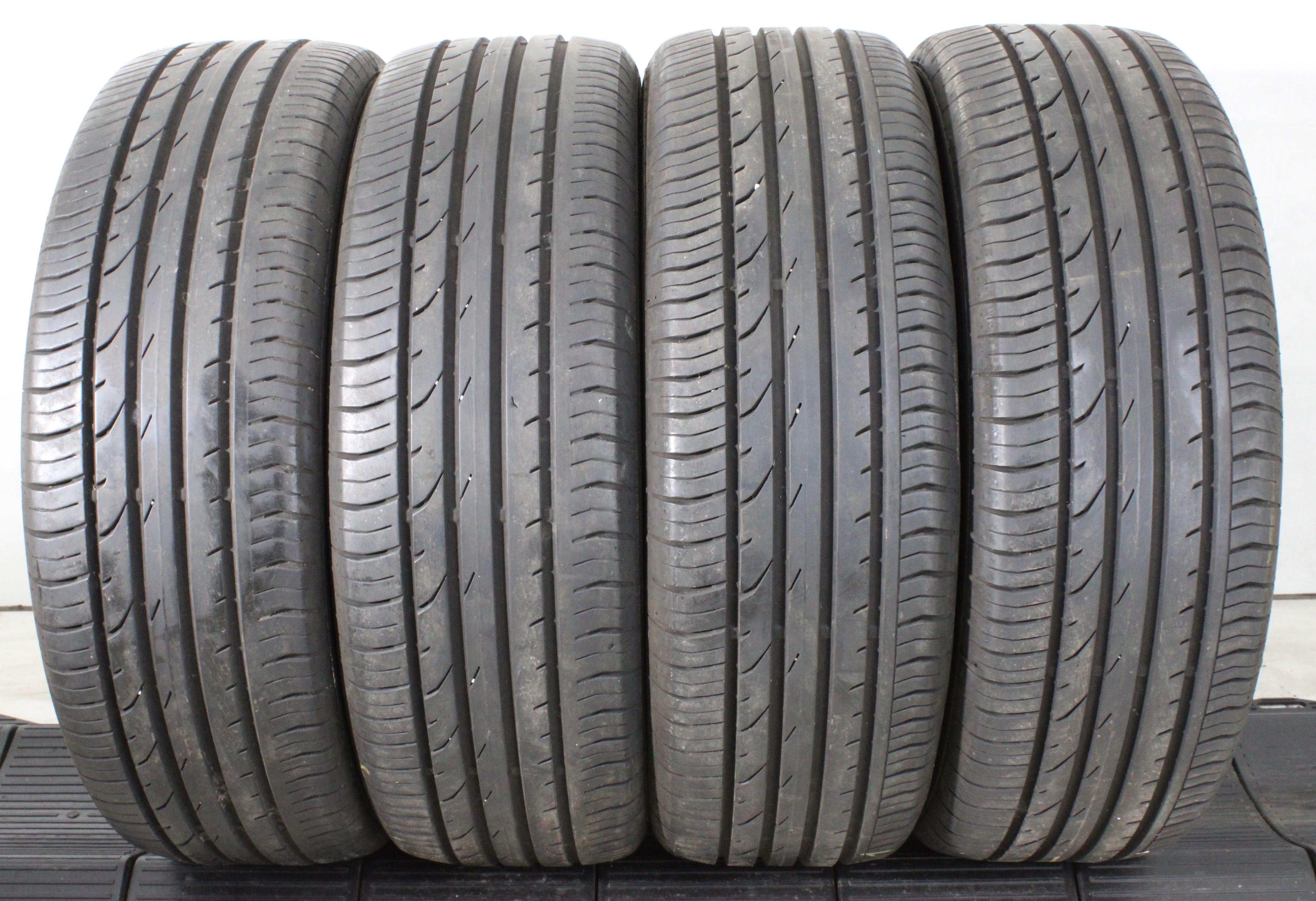 4 x 215/55R18 95H Sommerreifen Continental Premium Contact 2 2x 7,5mm und 2x 6,5mm 2015
