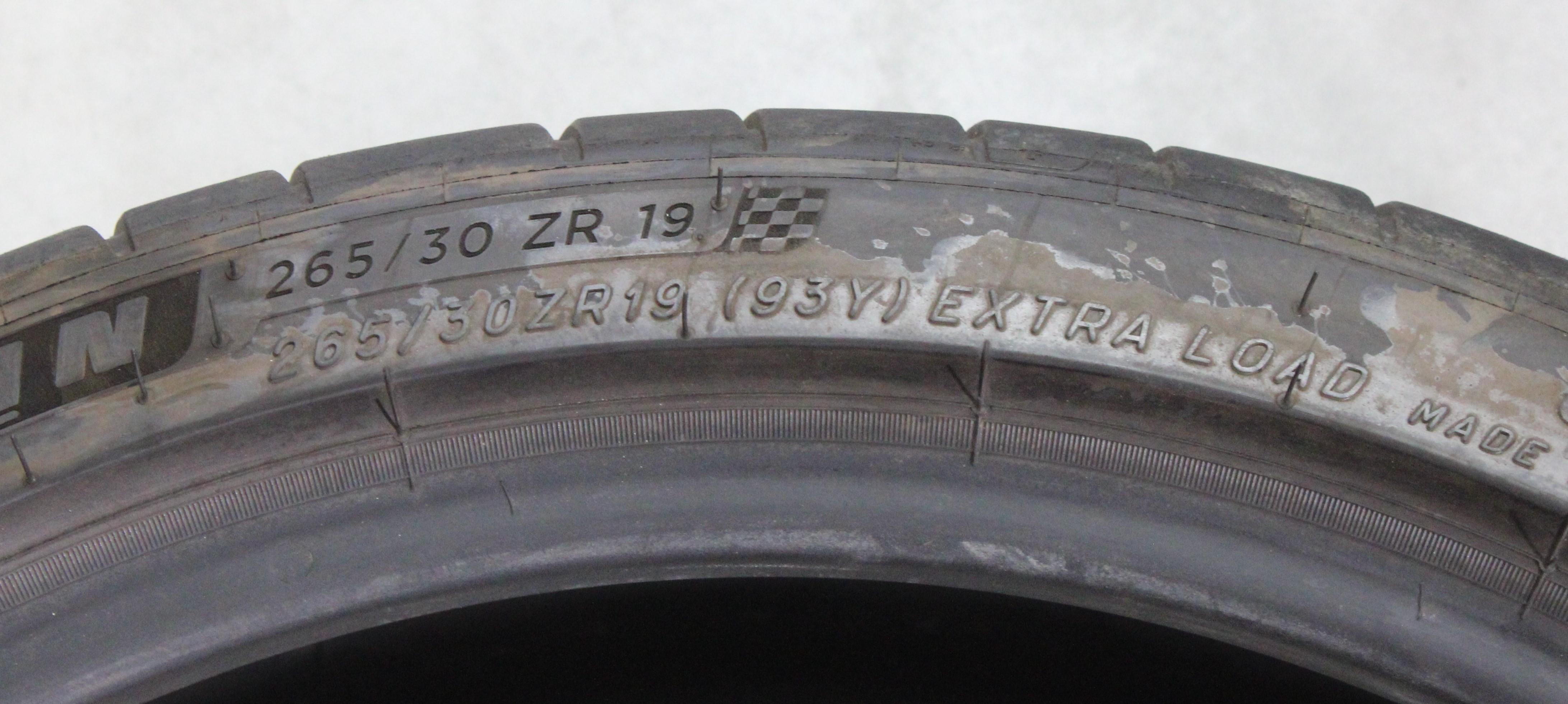 2 x 265/30R19 93Y Sommerreifen Michelin Pilot Sport 4S 5,5mm 2019