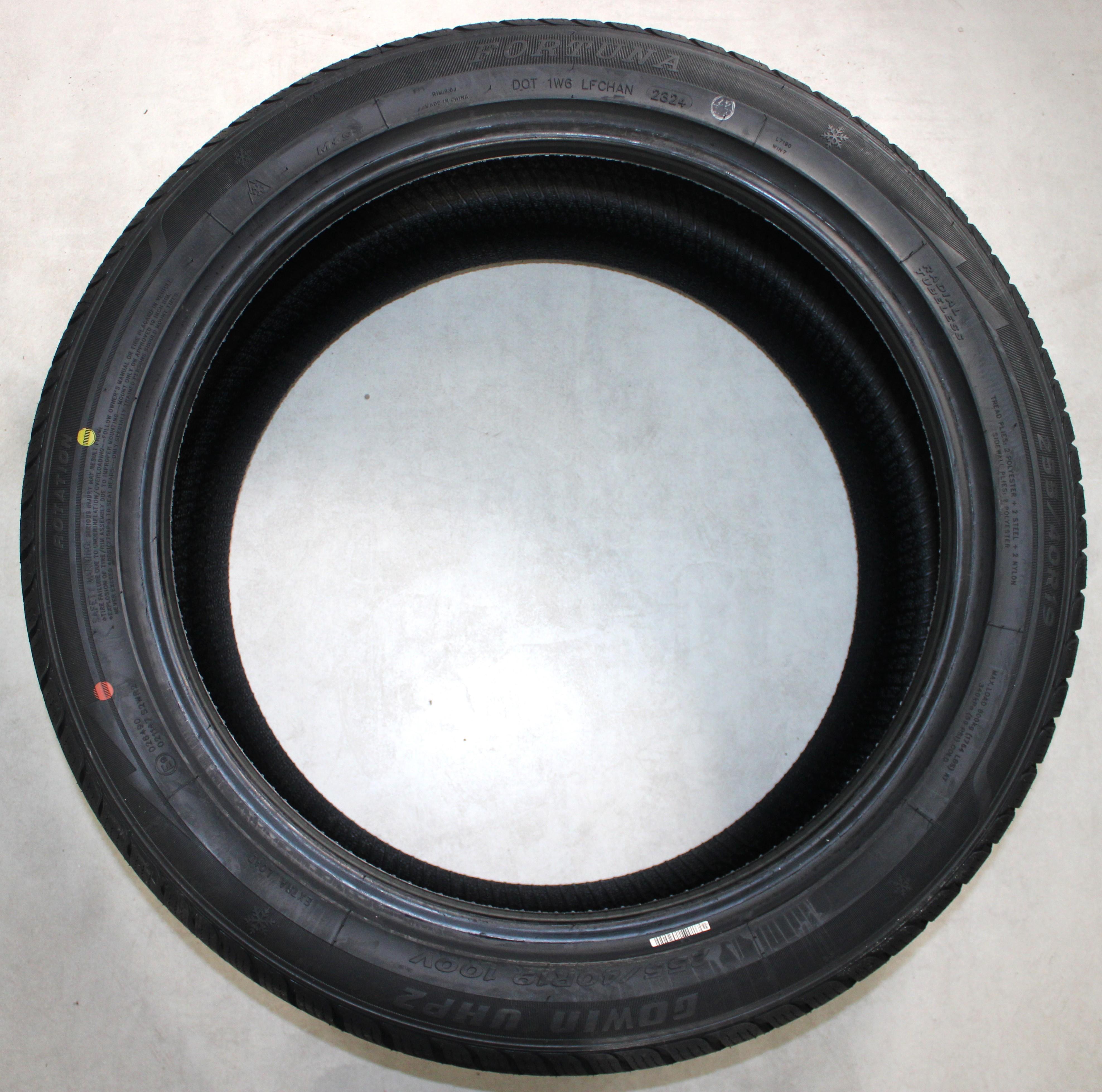 4 x 255/40R19 100V Pneus d'hiver Fortuna GoWin UHP2 2024 XL NOUVEAU franco domicile