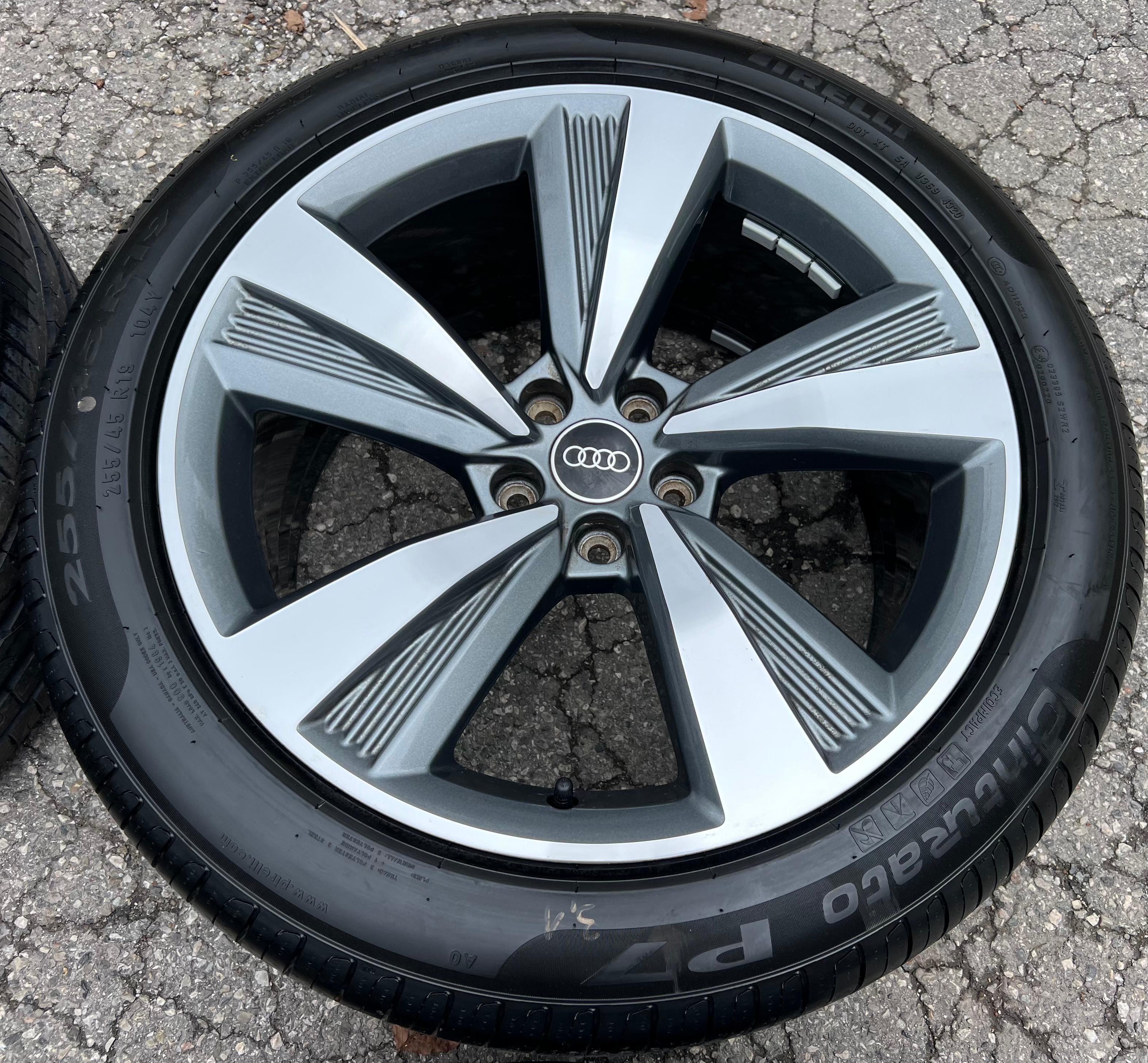 4 ORIGINAL 19" ALU SOMMERRÄDER AUDI A8 S8 4N 255/45R19 104Y 4N0601025C FREIHAUS