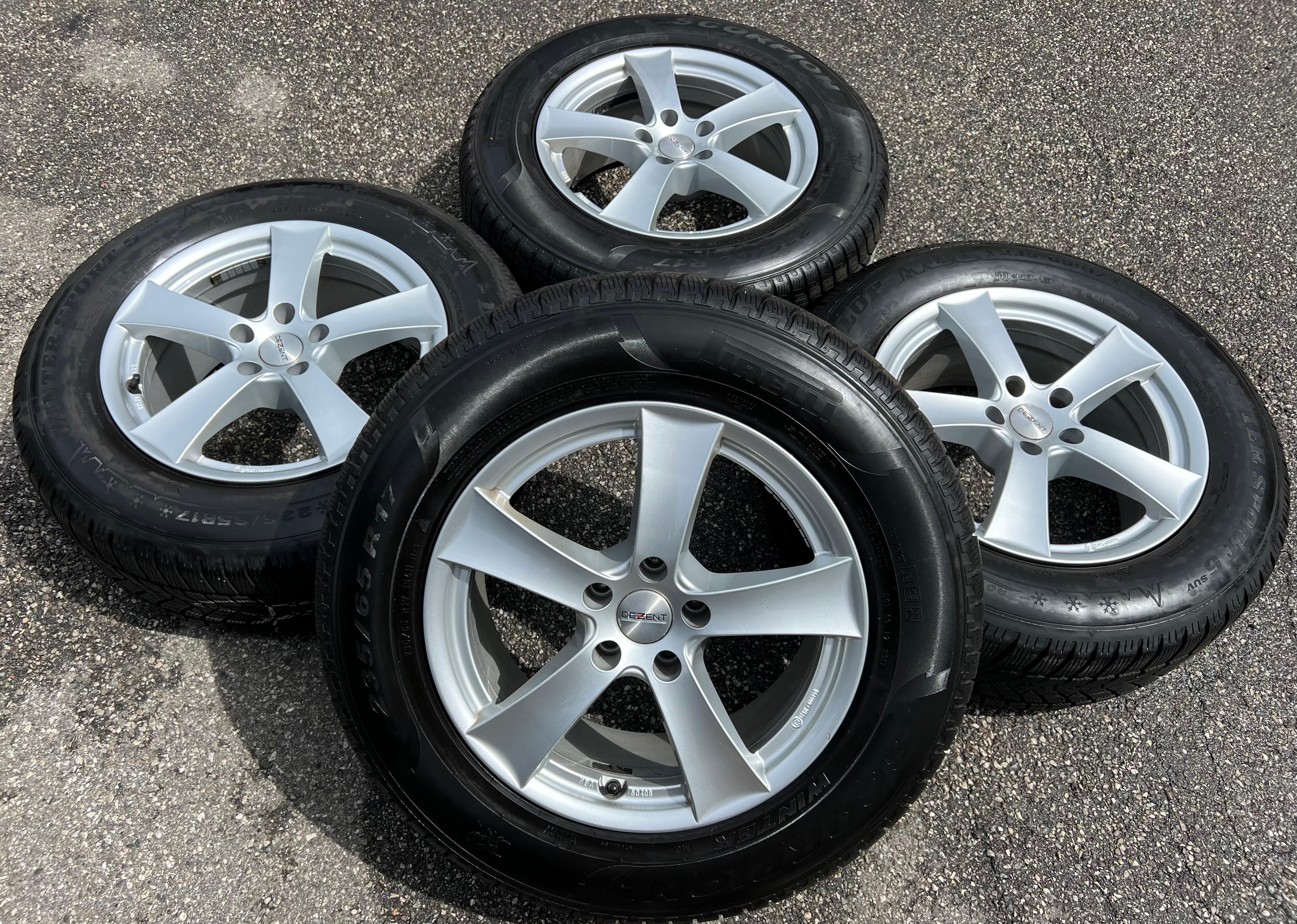 4 ROUES D'HIVER ALU 235/65R17 108H AUDI Q5 8R FY PIRELLI WINTER