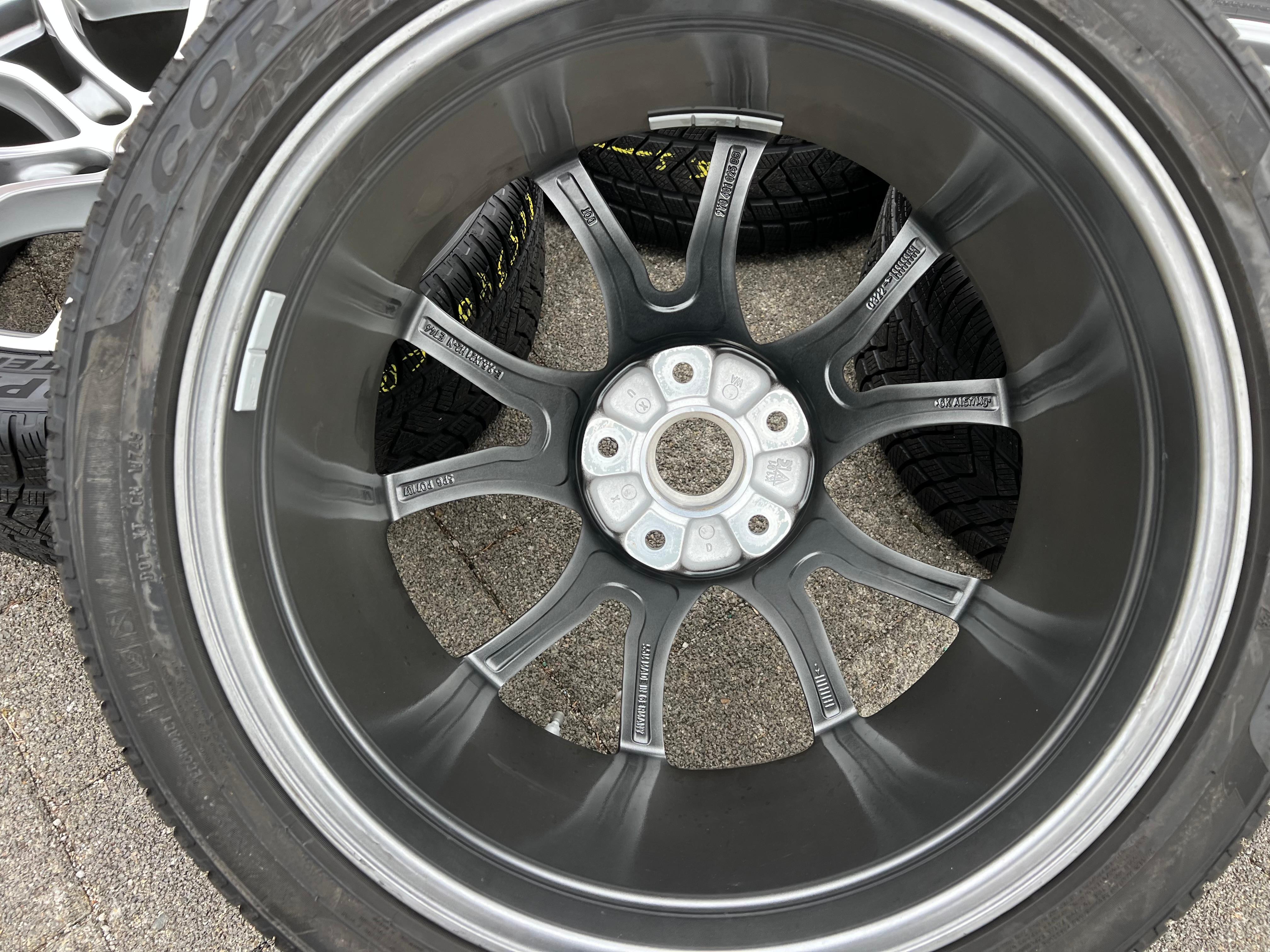 4 ORIGINAL 21" ALU WINTERRÄDER PORSCHE CAYENNE COUPE E3 9Y CONTINENTAL TOP