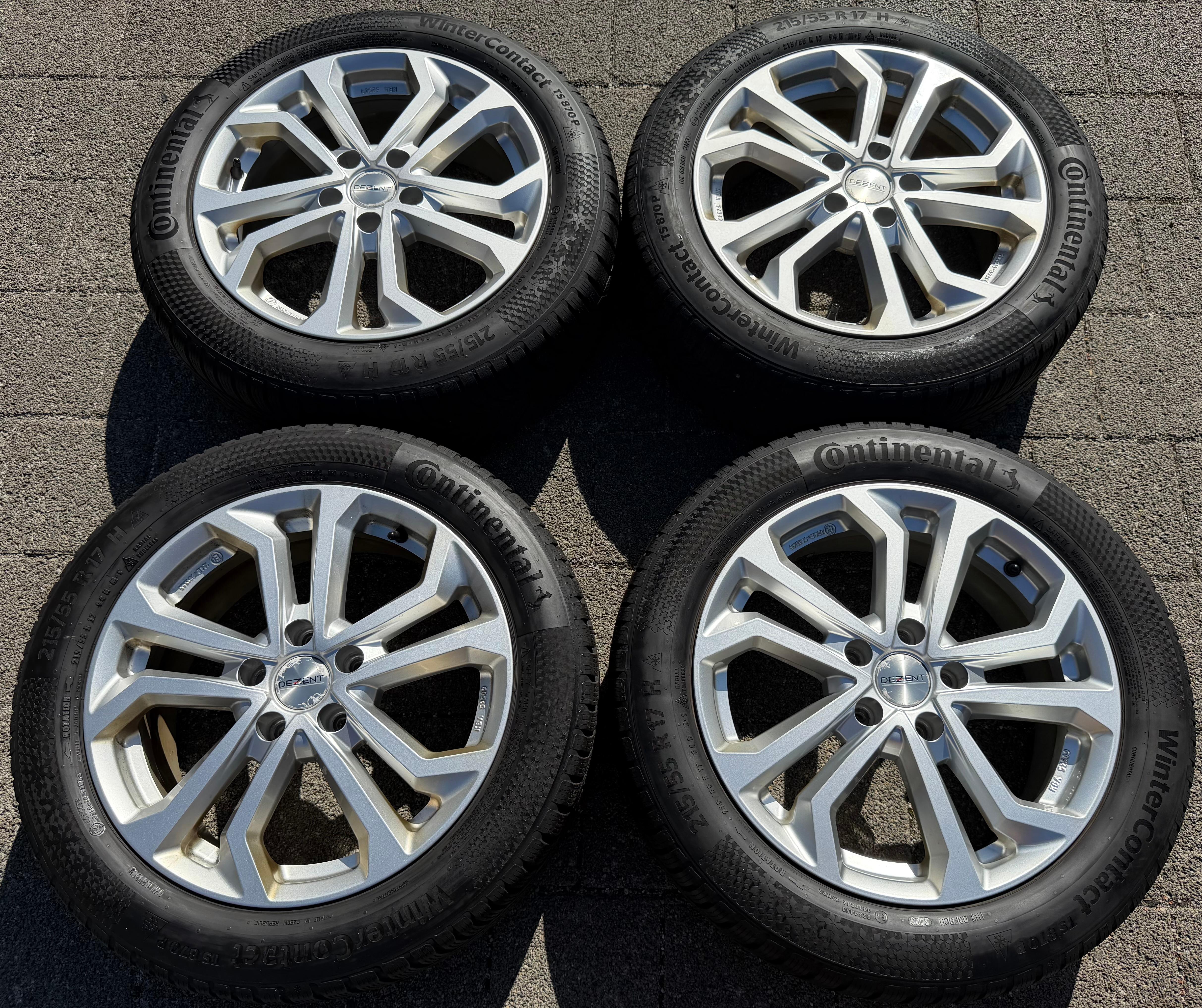 4 Alu 17" Winterräder Audi Q2 Seat Cupra Ateca Skoda Superb VW Passat B8 3G 2023