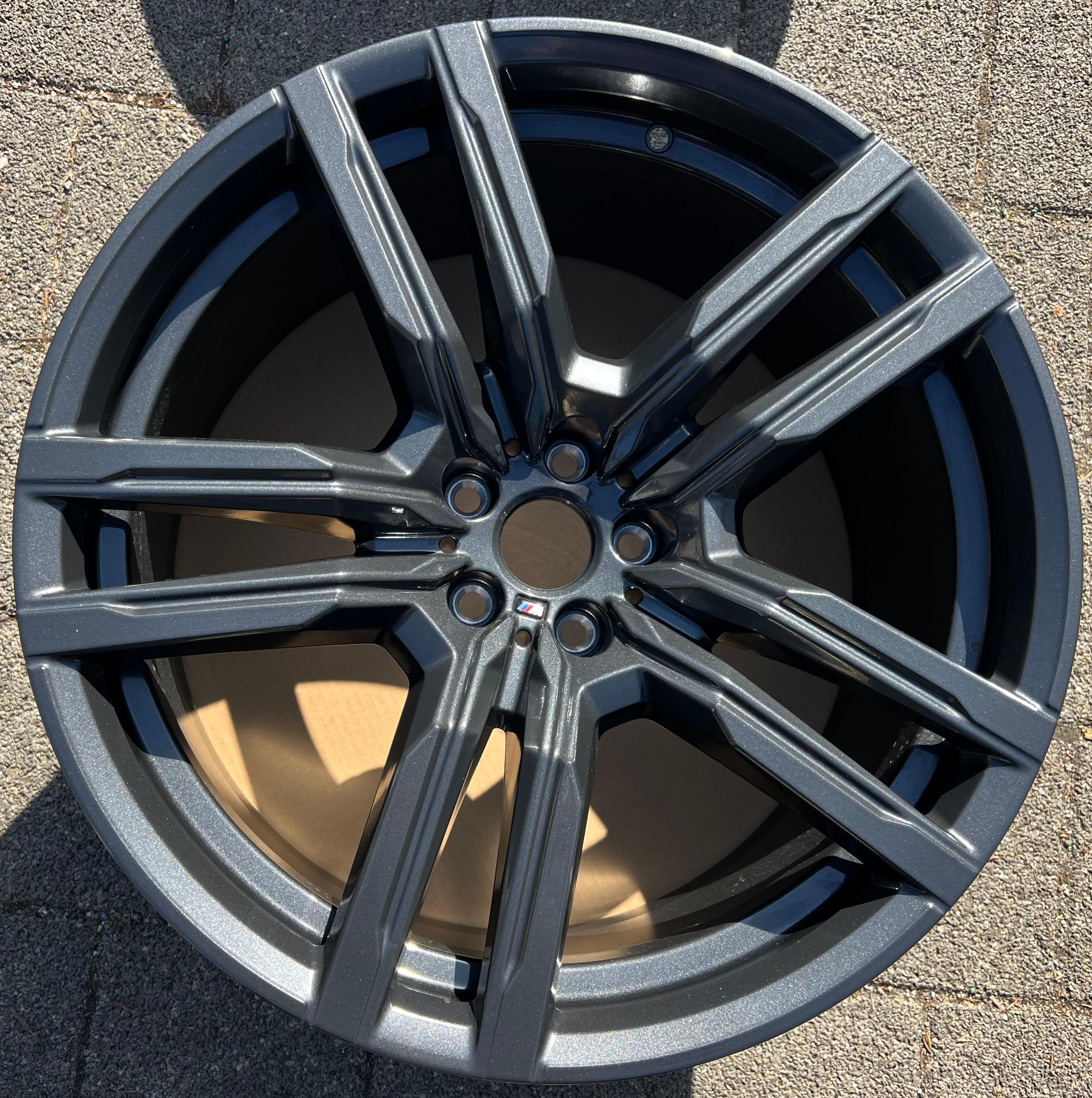 1 X CERCHIO ORIGINALE 21" IN ALLUMINIO BMW X5M F95 X6M F96 STYLING 808M 8090715 10,5x21 ET31